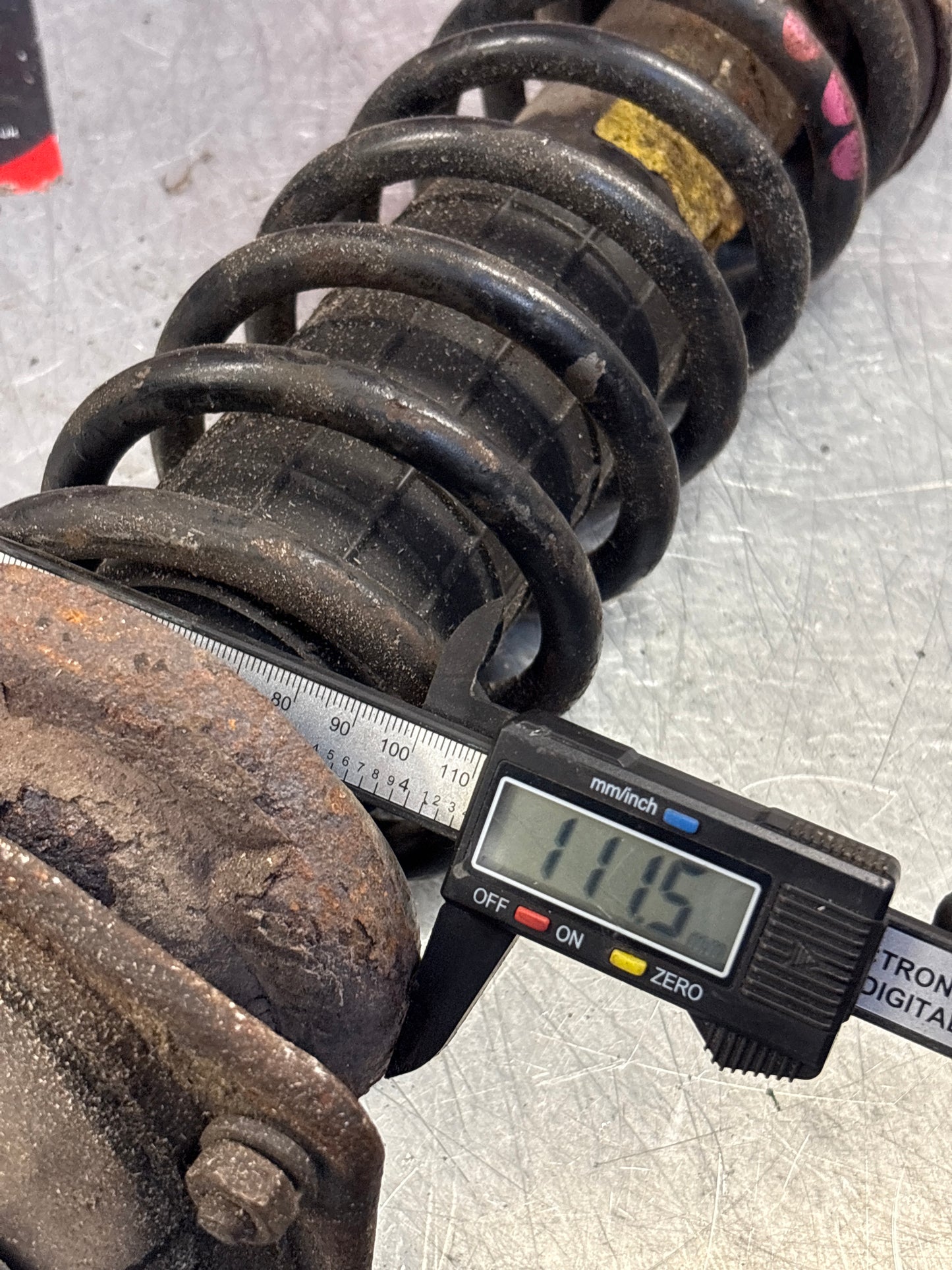 Porsche 944 S2 front shock absorber, used 95134303205