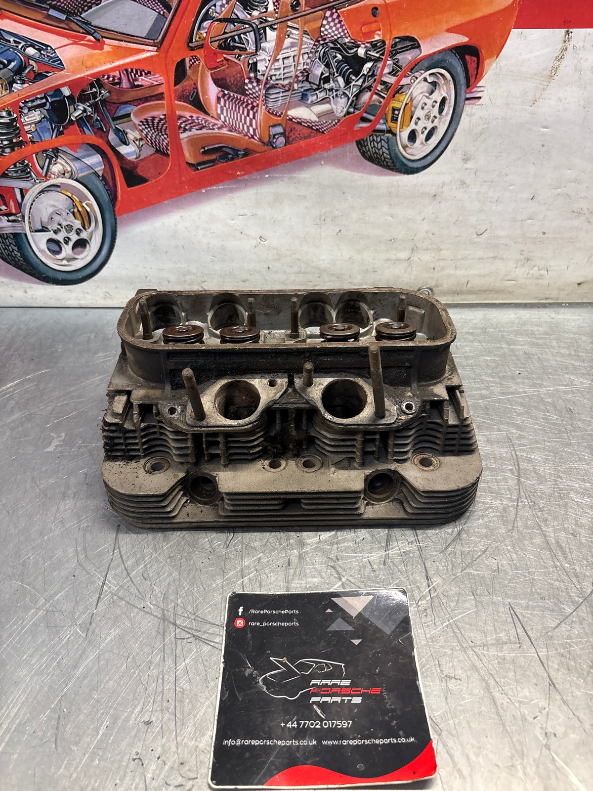 Porsche 914, cylinder head, used 021101371S