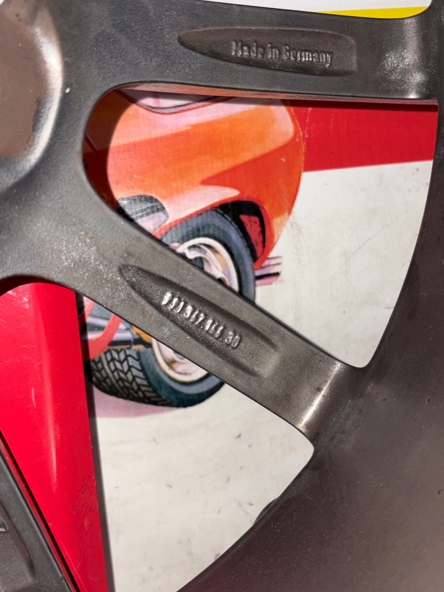 Porsche 911 991 Carrera C2 wheel, for spares or repair 99136216630