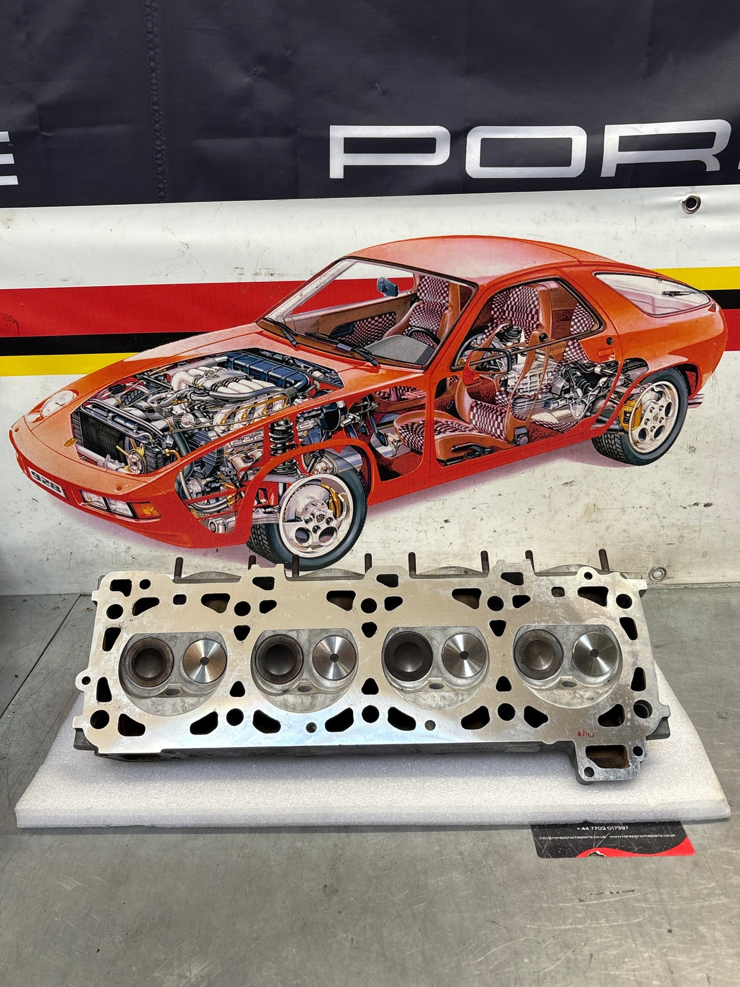 Porsche 944 8V Cylinder head, refurbished, 9441043036R