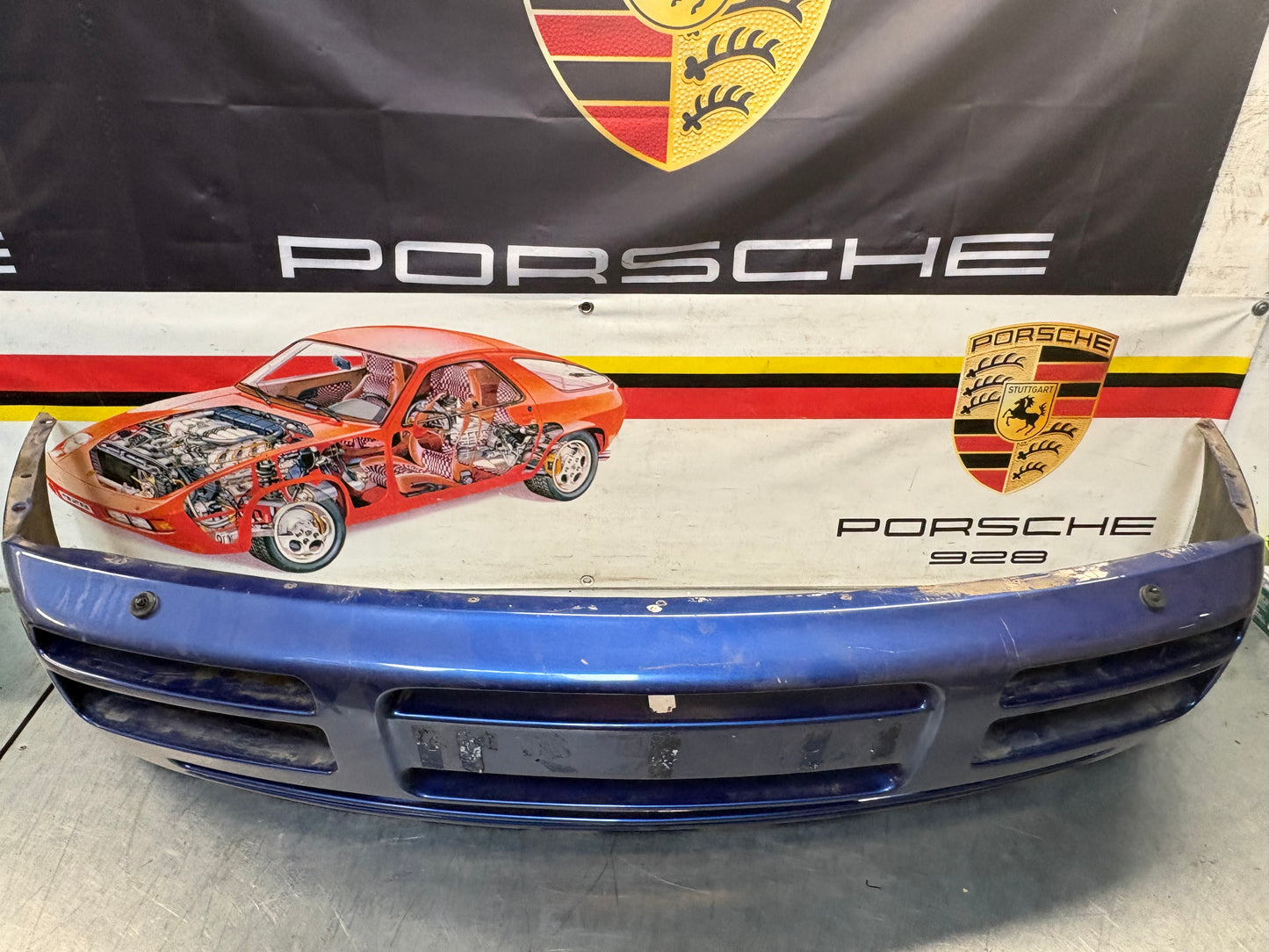 Porsche 944 S2 / Late turbo front bumper, used condition 95150537100