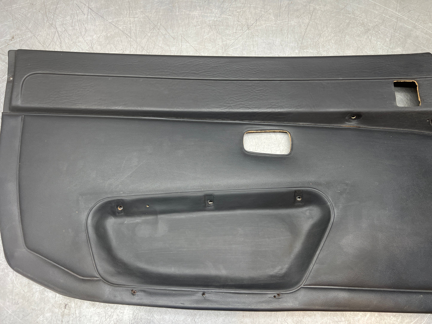 Porsche 924/944 early Porsche black door card used condition left side, Rhd, 478867011