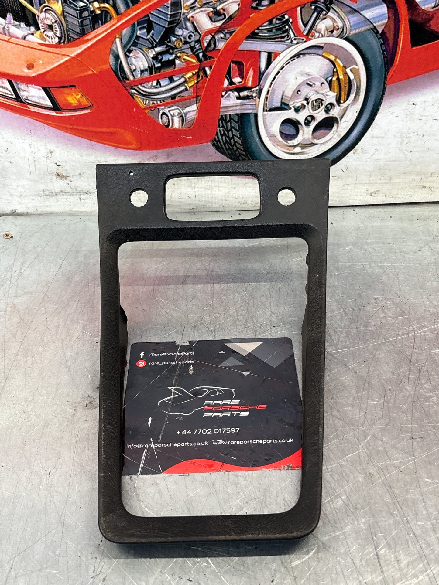 Porsche 928 Centre Console Gear Stick Surround Trim 92855204708 Black used