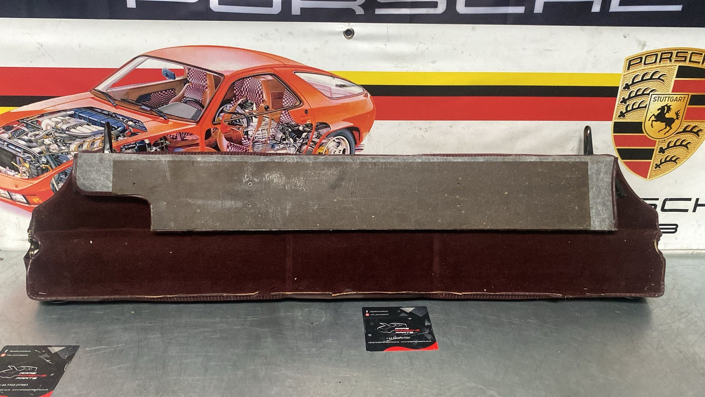 Porsche 944 924S refurbished rear seat, burgundy/white pinstripe