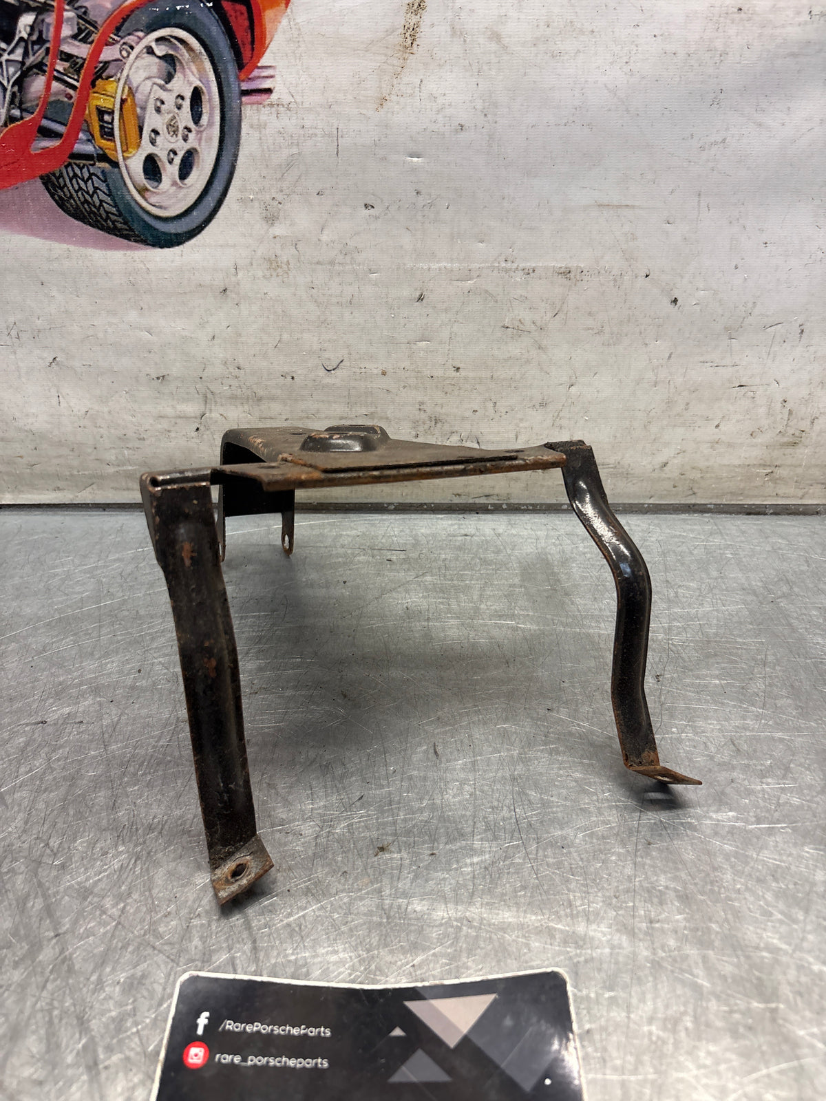 Porsche 914 air cleaner mounting bracket, used 022129541A