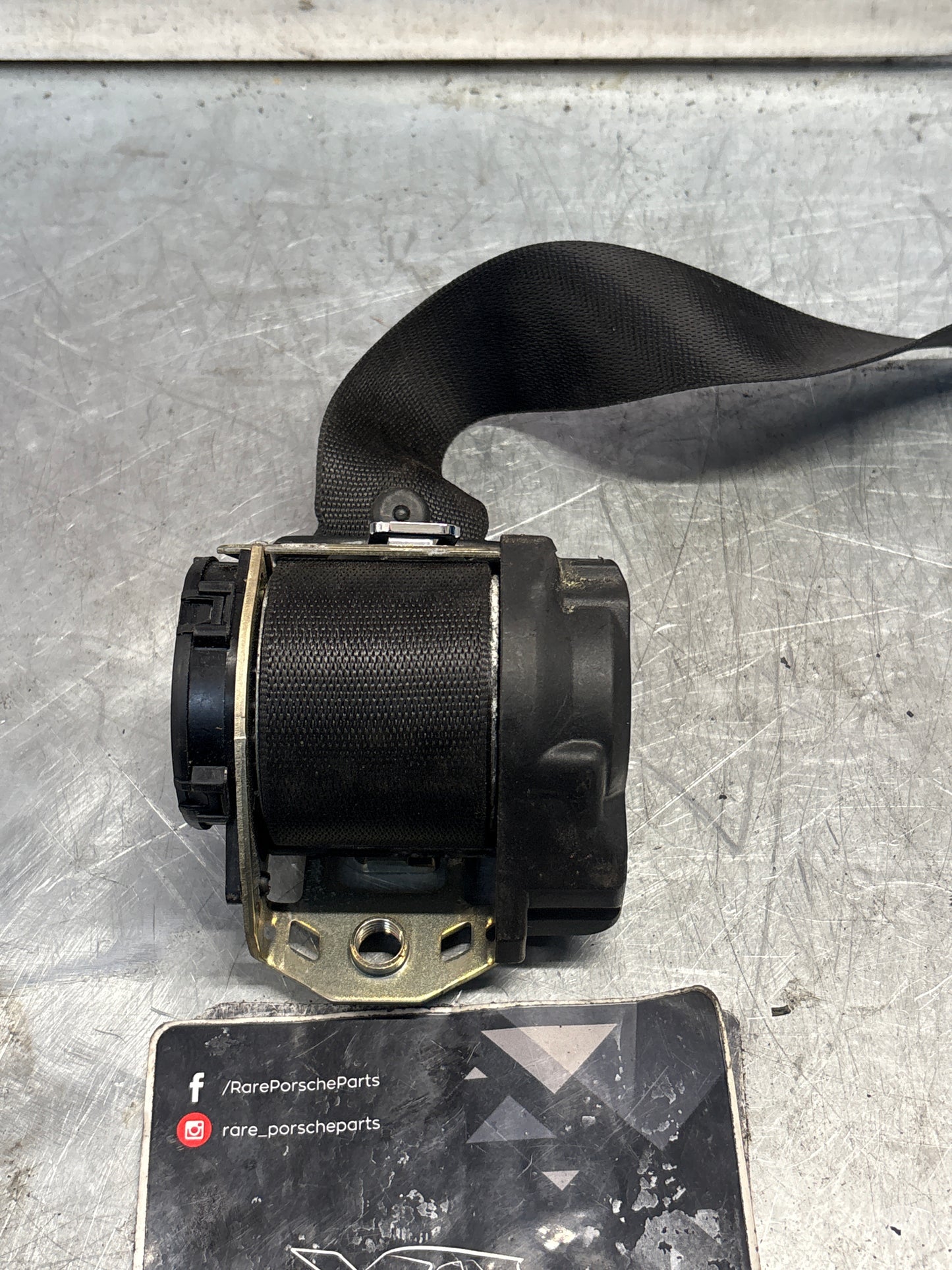 Porsche 911 996 rear left seatbelt, used 99680303503