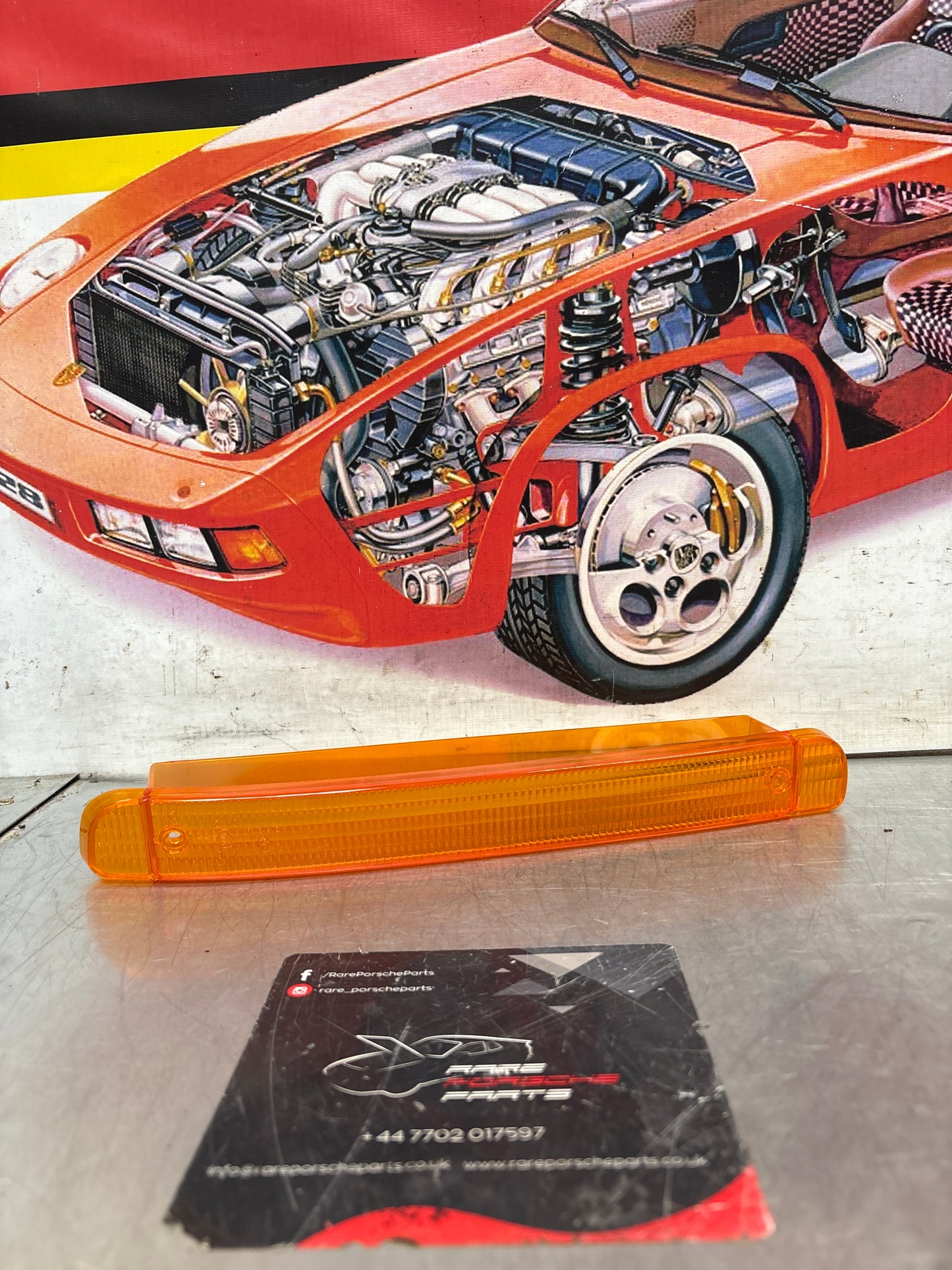 Porsche 944 S2 right hand indicator lens, 95163116201, new