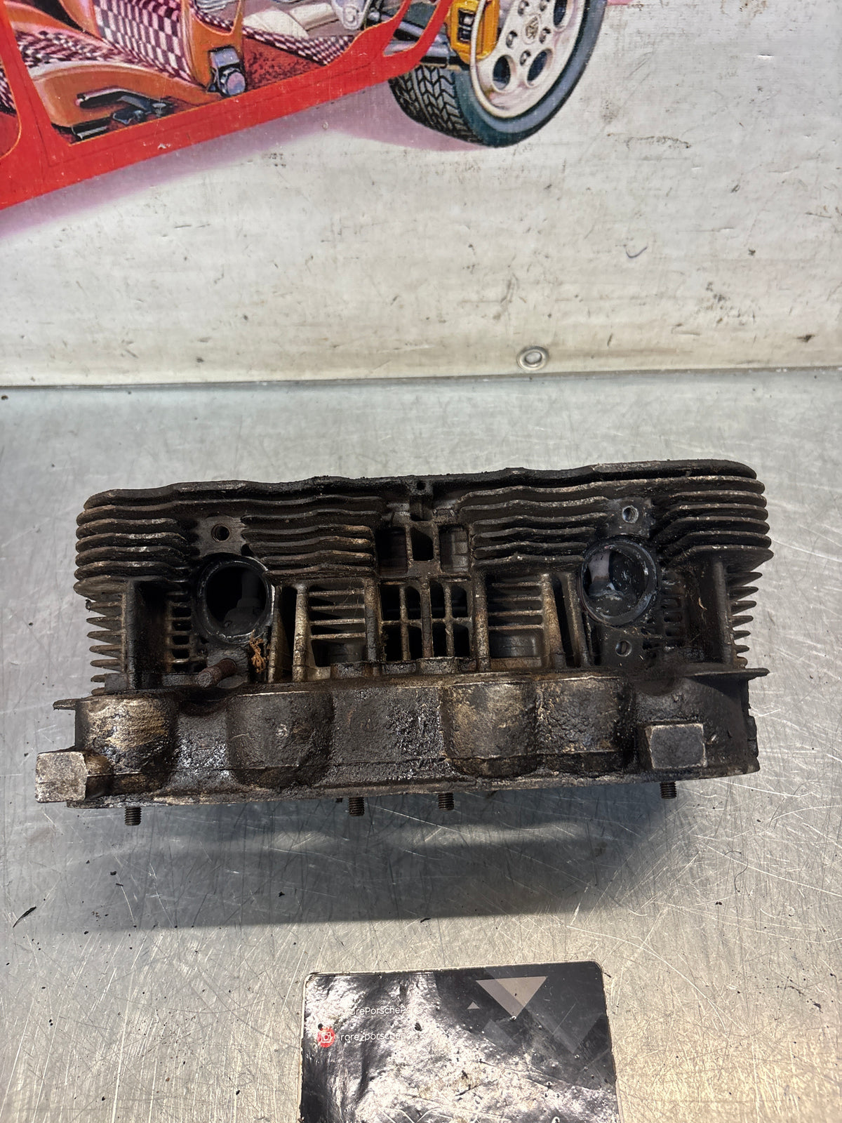 Porsche 914, cylinder head, right side, used 021101371Q