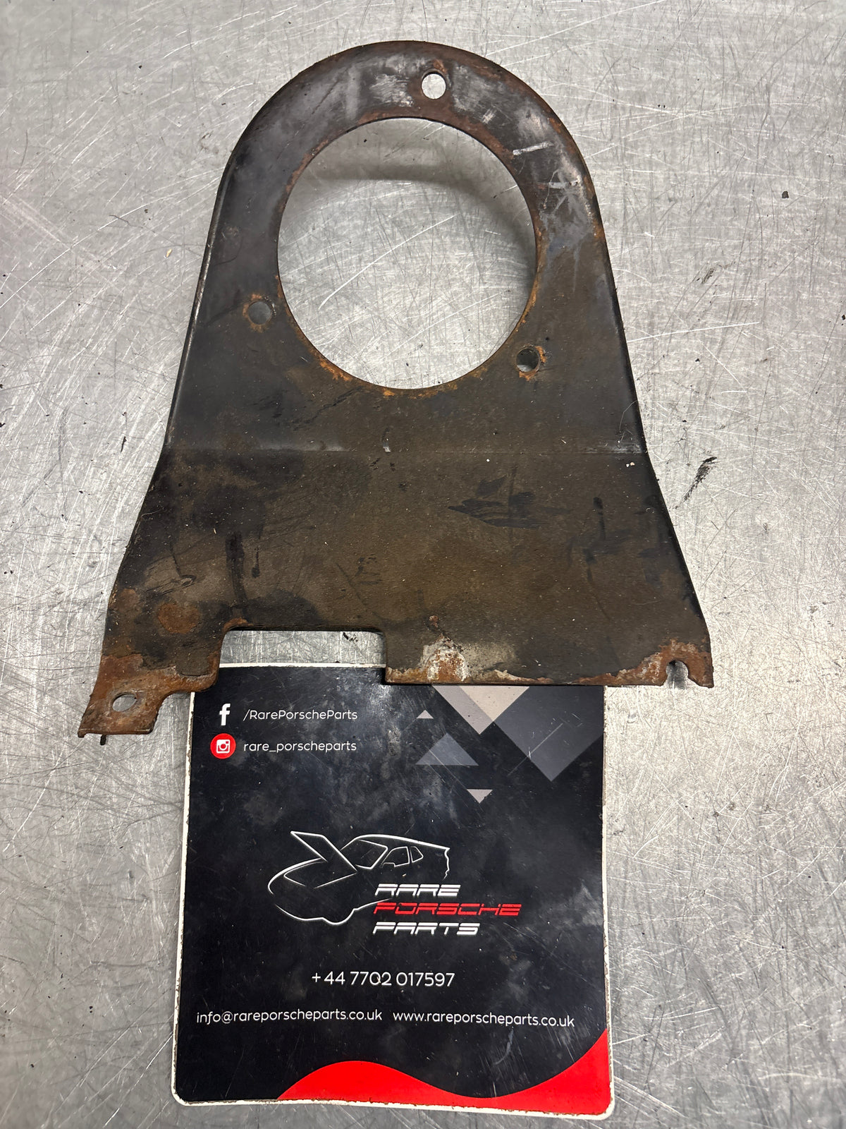 Porsche 914 air blower bracket, used 473261207