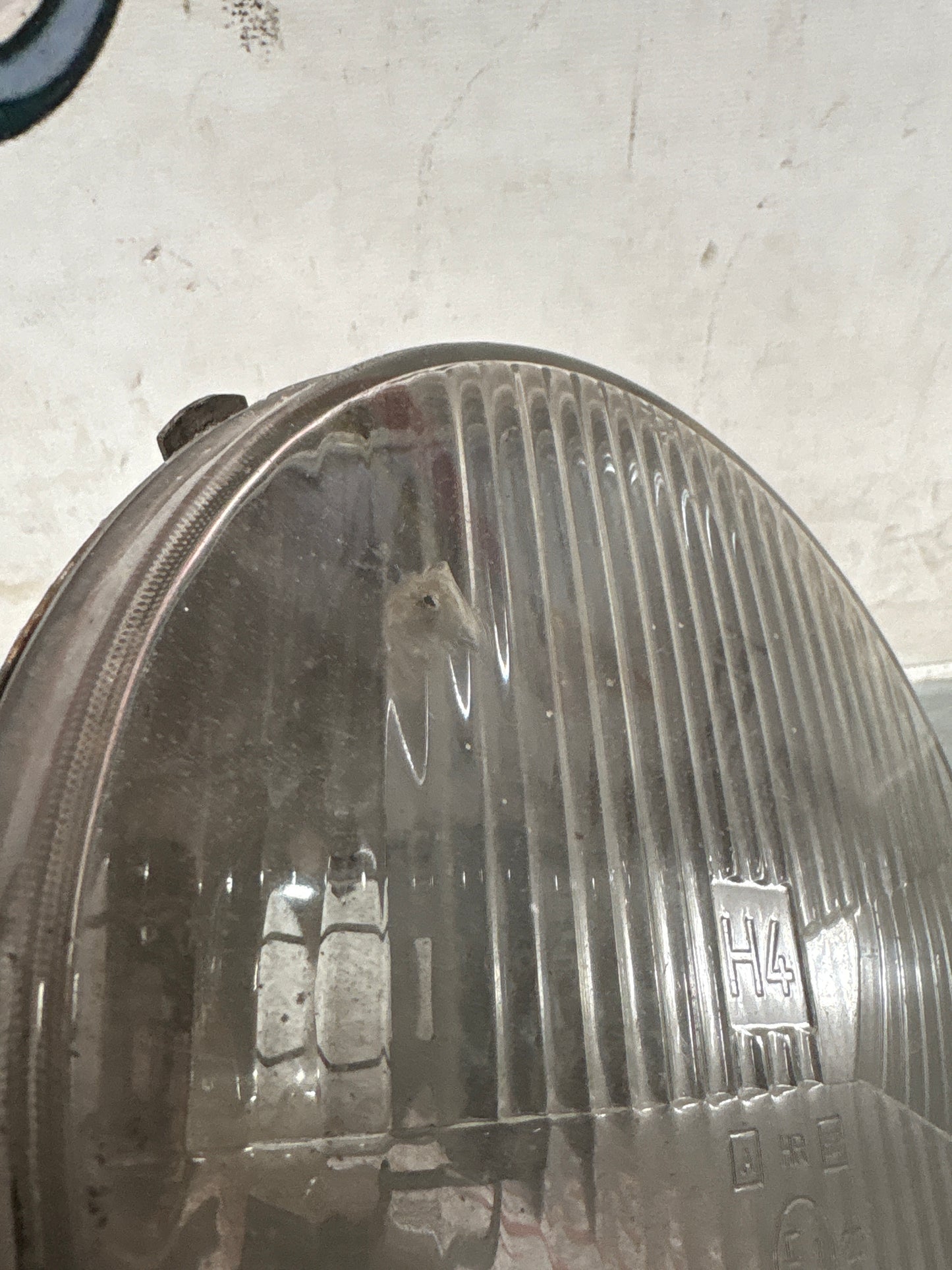 Porsche 924 944 Hella h4 headlight, LHD used 477941771 / 306115367