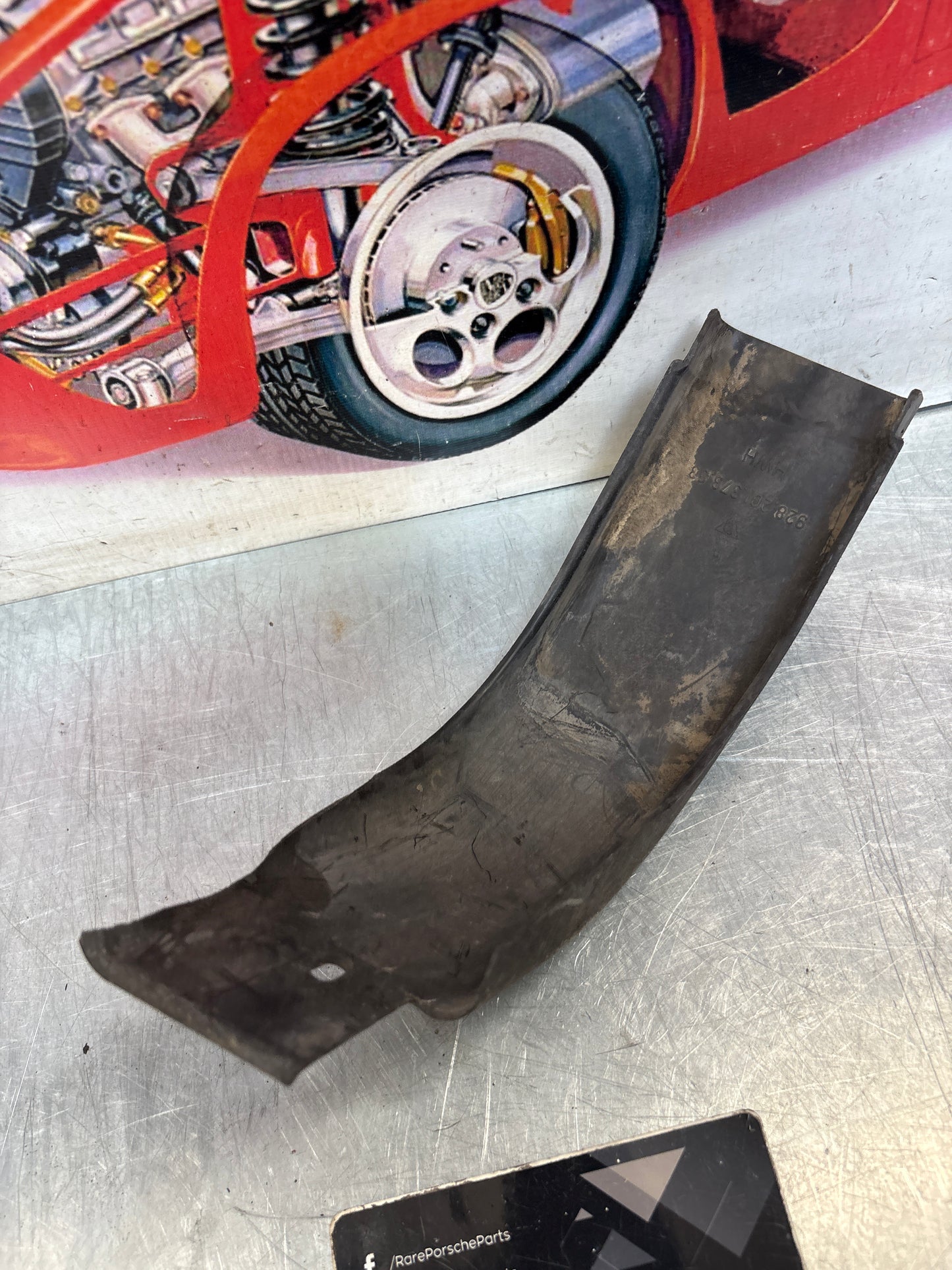 Porsche 928 fuel tank cover, for spares or repair 92820137303