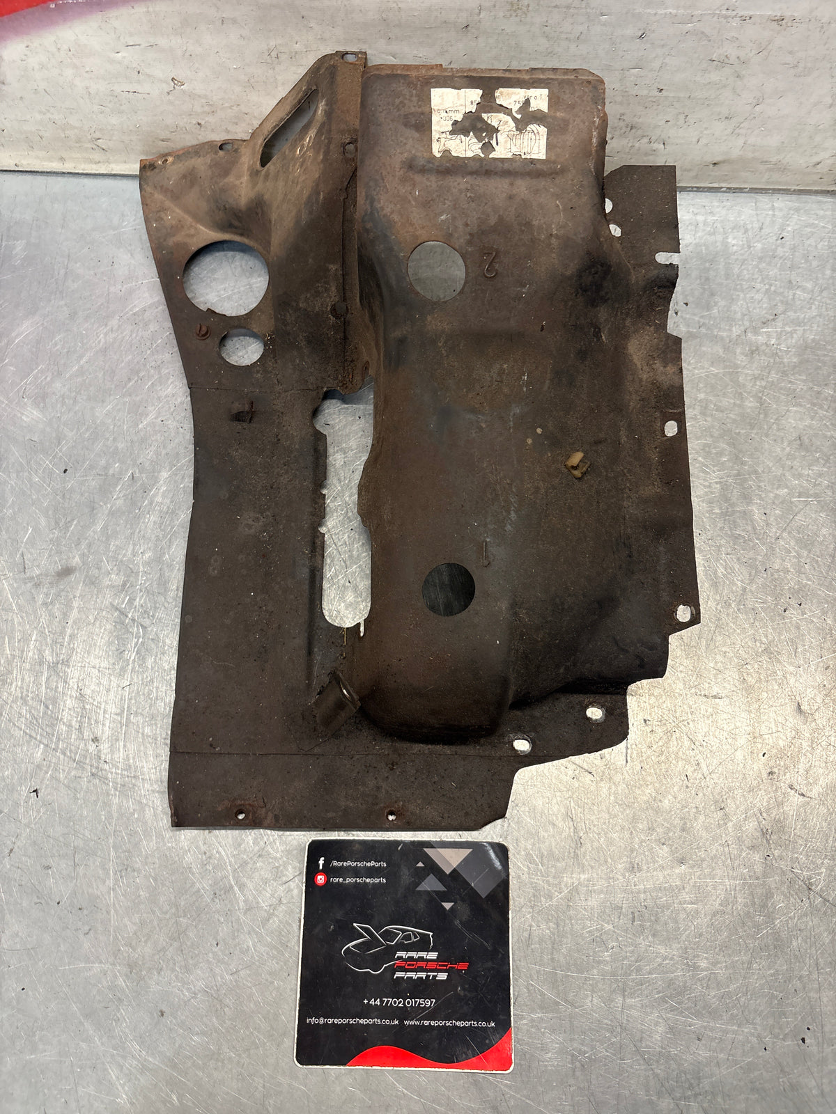 Porsche 914 cylinder cover heat shield, 022119300A Used