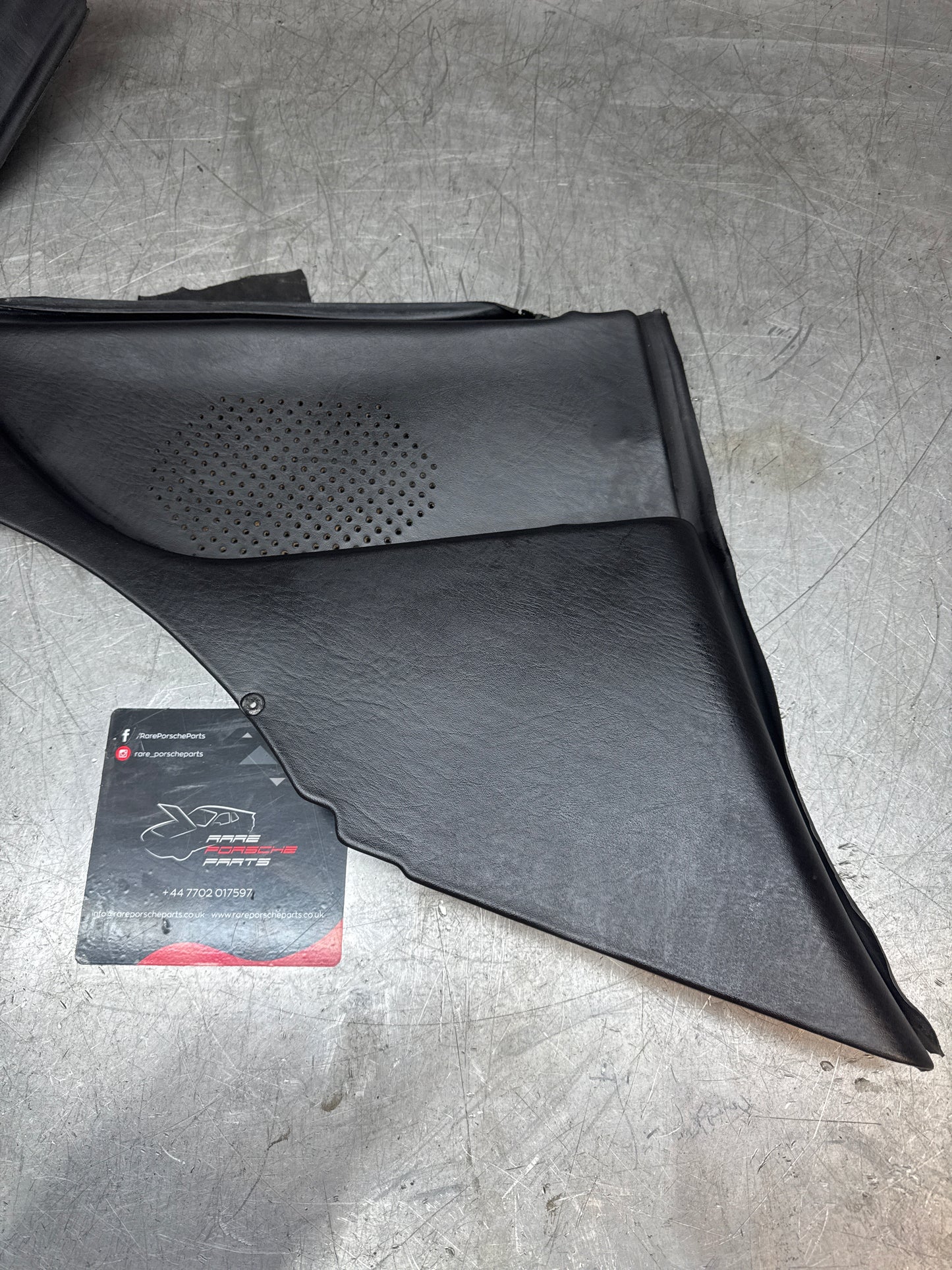 Porsche 924 / Early 944 Left Side Rear quarter panel, Black. Used. 94455502101