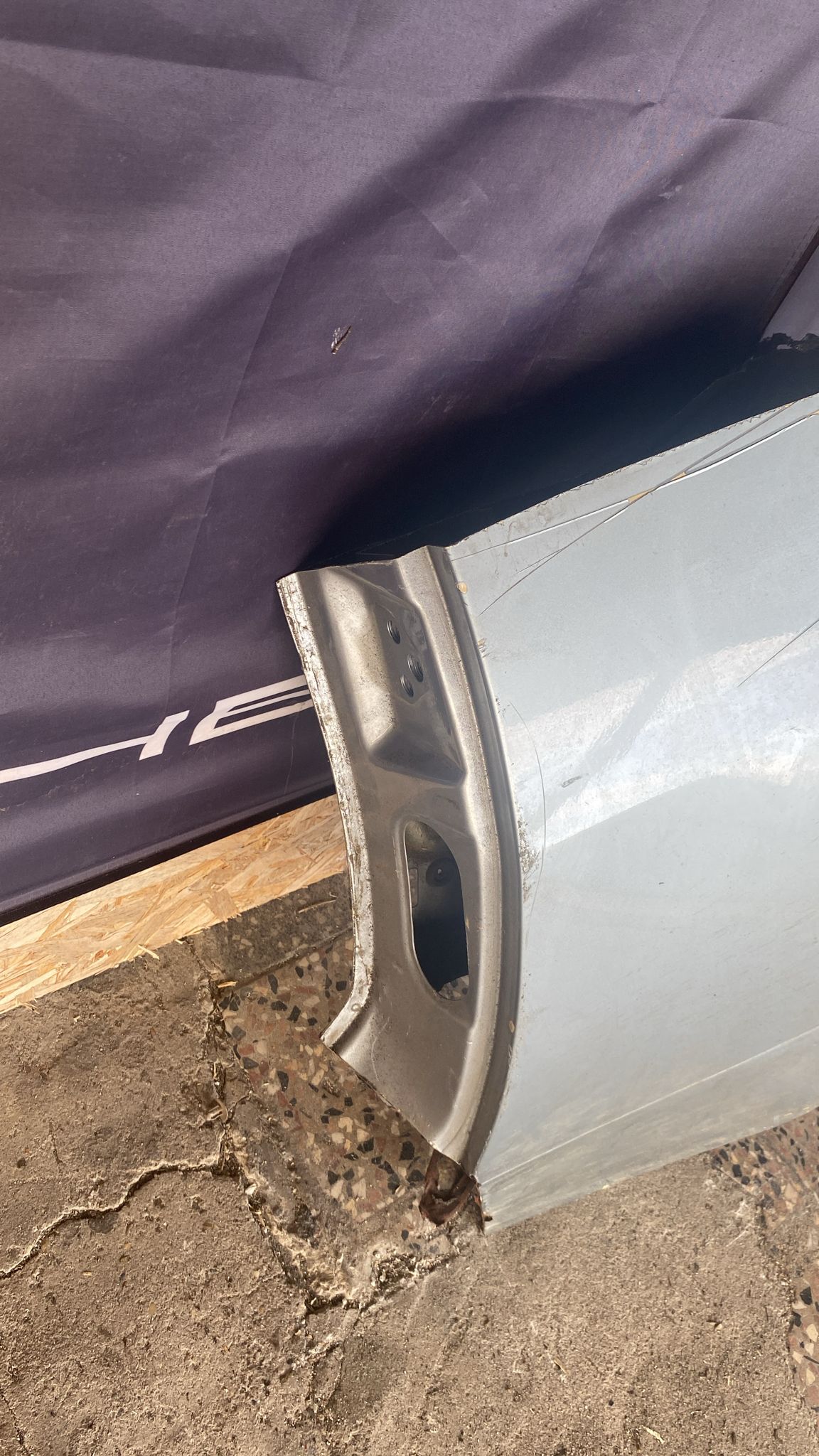 Porsche 944 left sill rear end section 94450361102