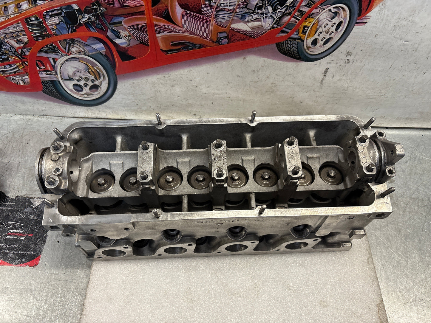 Porsche 924 Turbo reconditioned cylinder head without camshaft 9311043013R