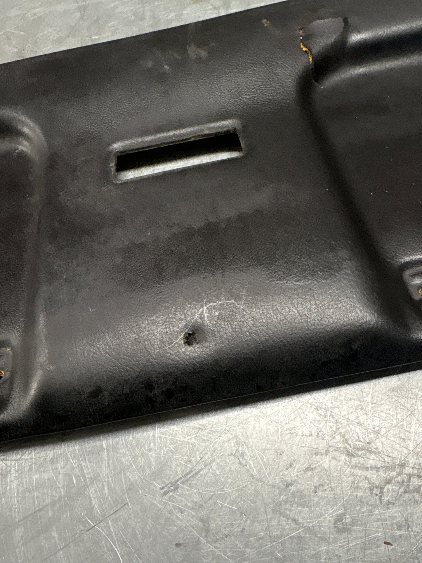 Porsche 928 sunroof mechanism cover trim, used, black 92855552702