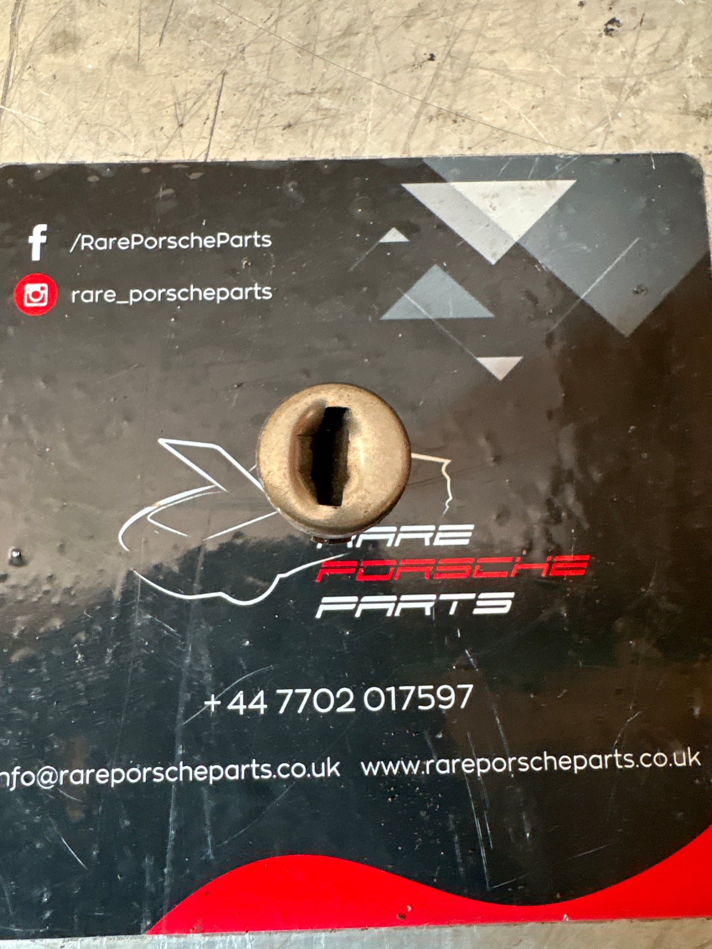 Porsche 924 / 944 door lock barell cylinder, without key, for spares or repair