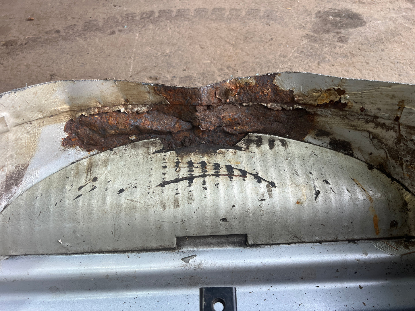 Porsche 924  rear panel cut used