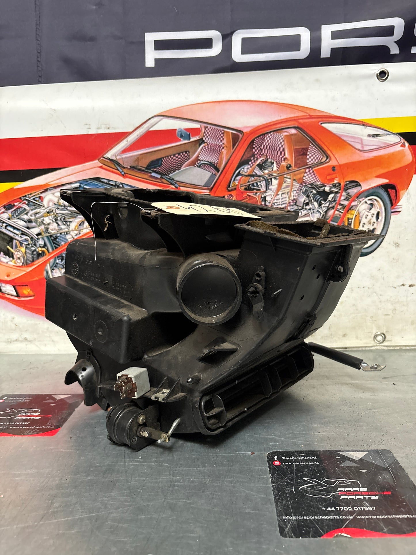 Porsche 924 80-85 944 82-85.5 heater blower fan assembly, complete 321819096 / 321819088 / 321819087 / 321819095 used