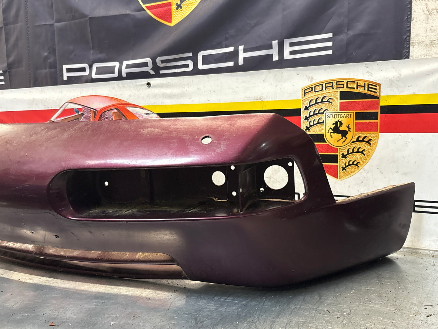 Porsche 928 S4/GTS front bumper, used 92850511320