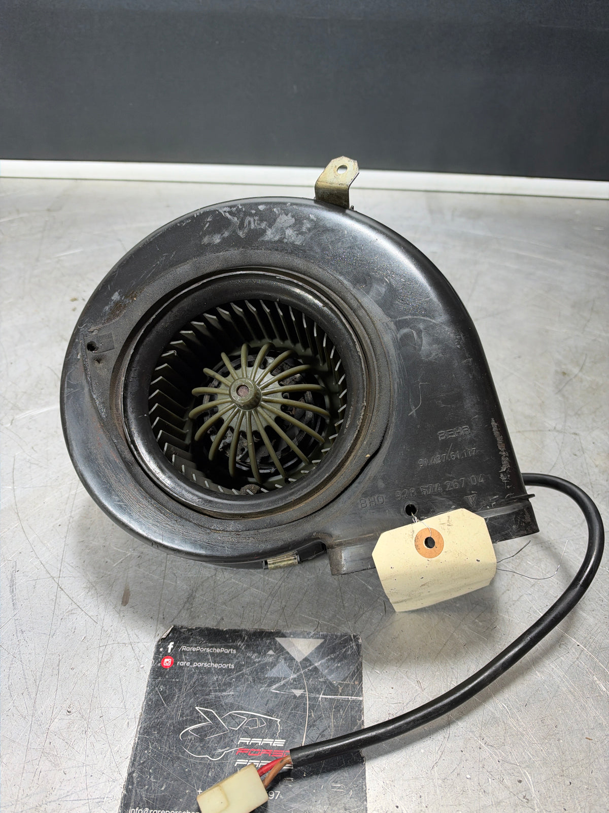 Porsche 928 Blower motor, used, tested 92857426704 / 92857426904