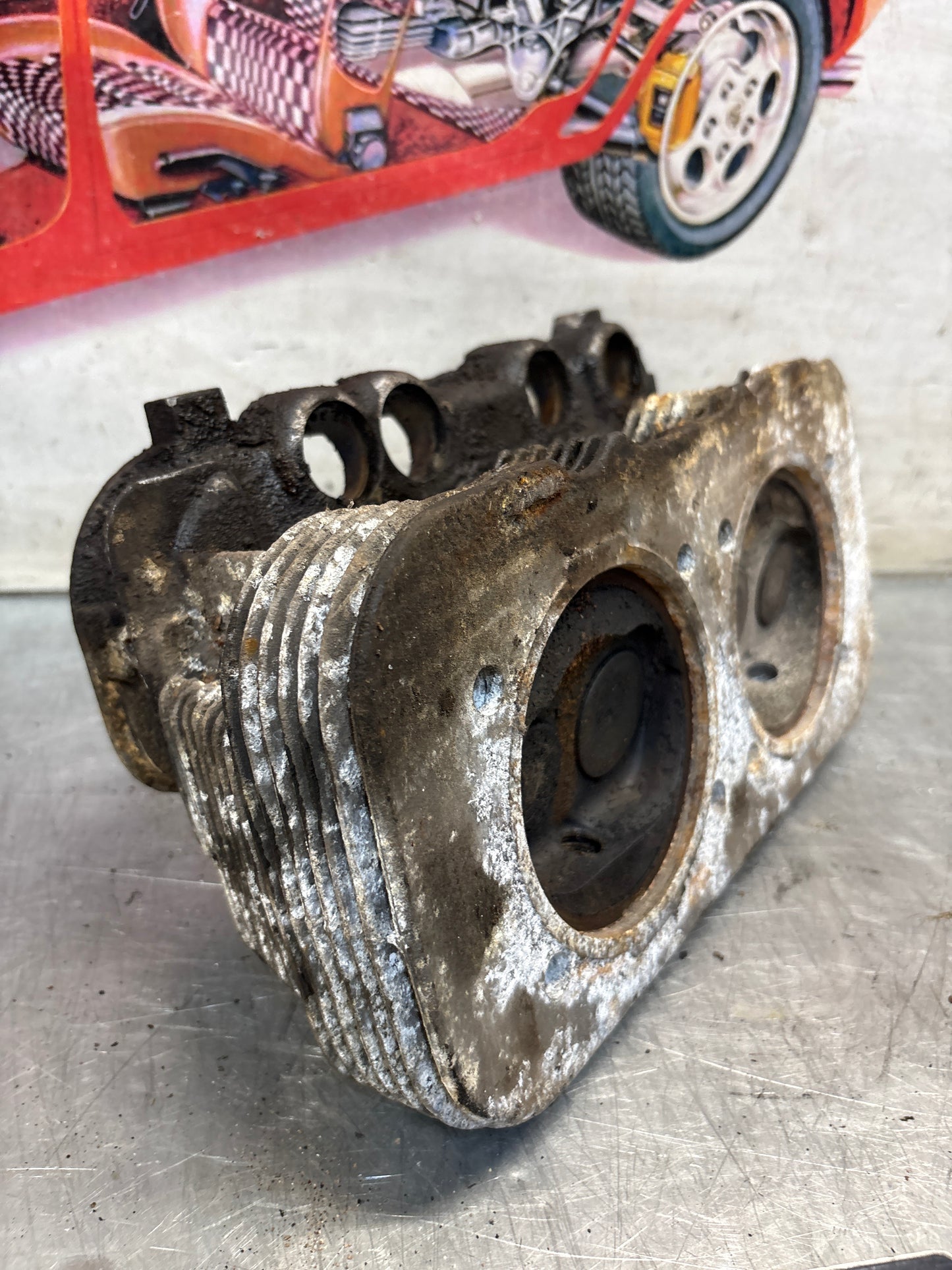 Porsche 914, cylinder head, used 022101372