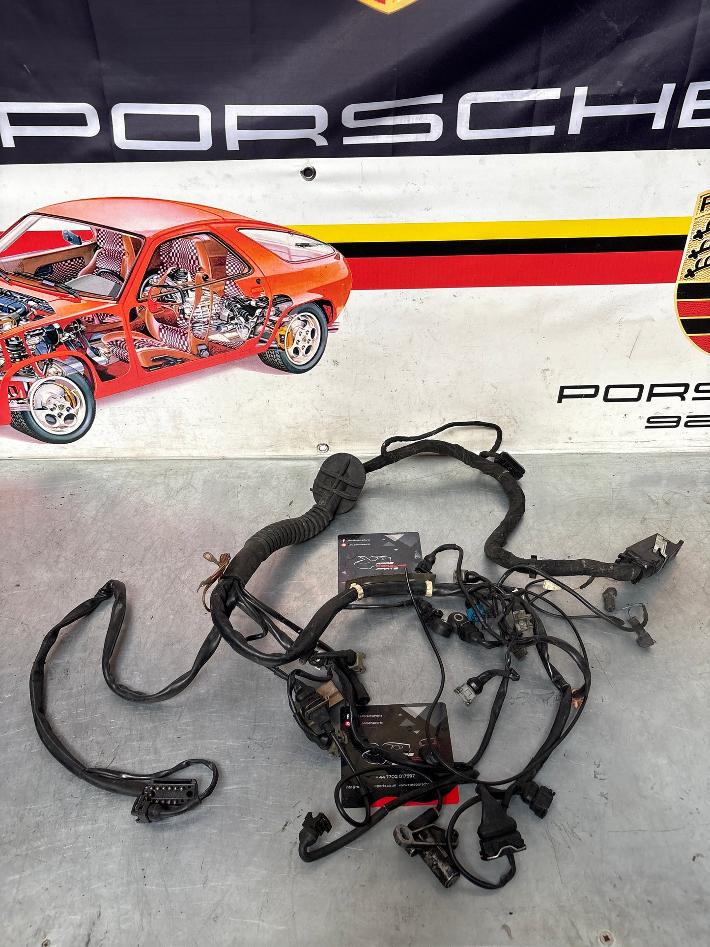 Porsche 944 S2 3.0 16V 1992 engine loom ECU wiring loom, used, 9446070406