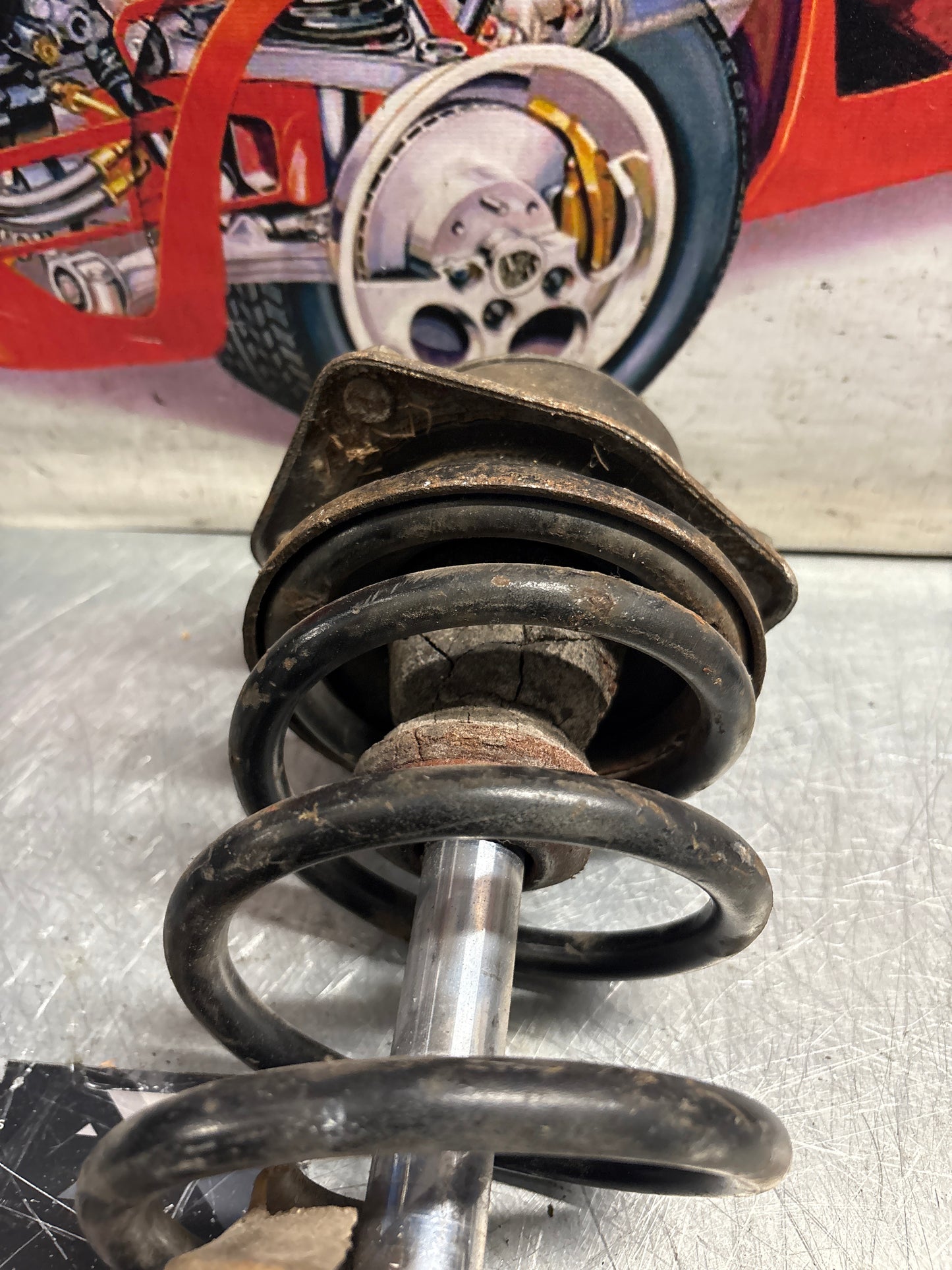 Porsche 944 Turbo front left shock absorber, used 95134303105