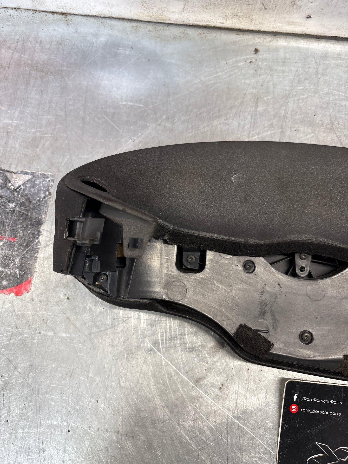 Porsche 911 996 dasboard cluster trim, used, black 99655205902