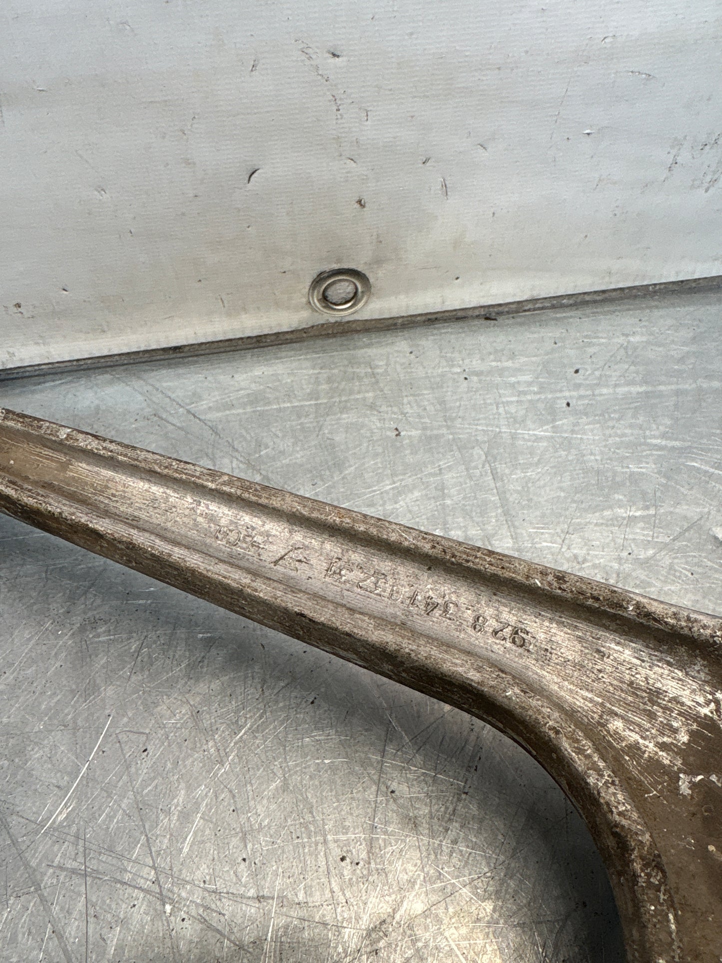 Porsche 928 S4 Upper front right wishbone, used 92834103231