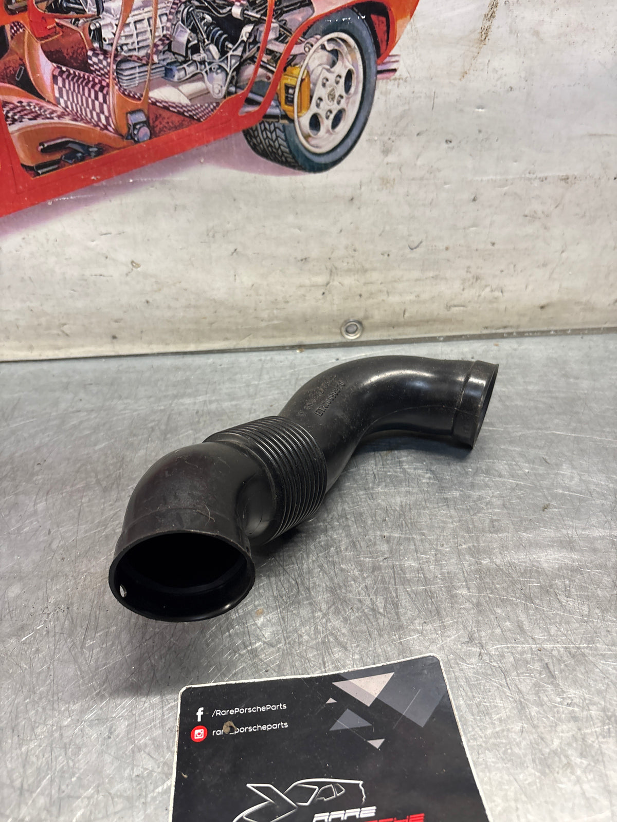 Porsche 911 964 left air duct, used 96457241900