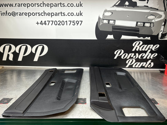 Porsche 924 944 -85.5 pair of Used black doors, nice condition