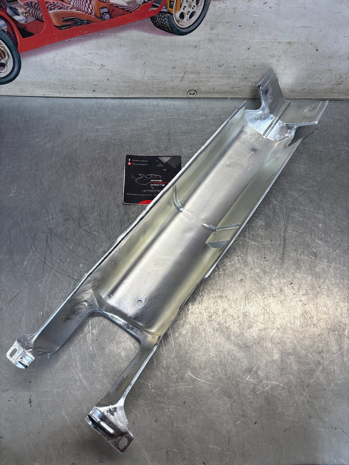 Porsche 924 (from 82) 924S 944 heat shield, middle section, 95150486900, refurbished 