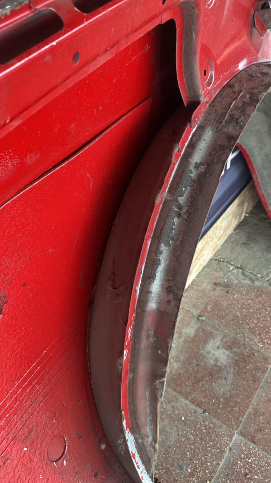 LPorsche 924 76-79 left sill / fender section, 477809601B cut