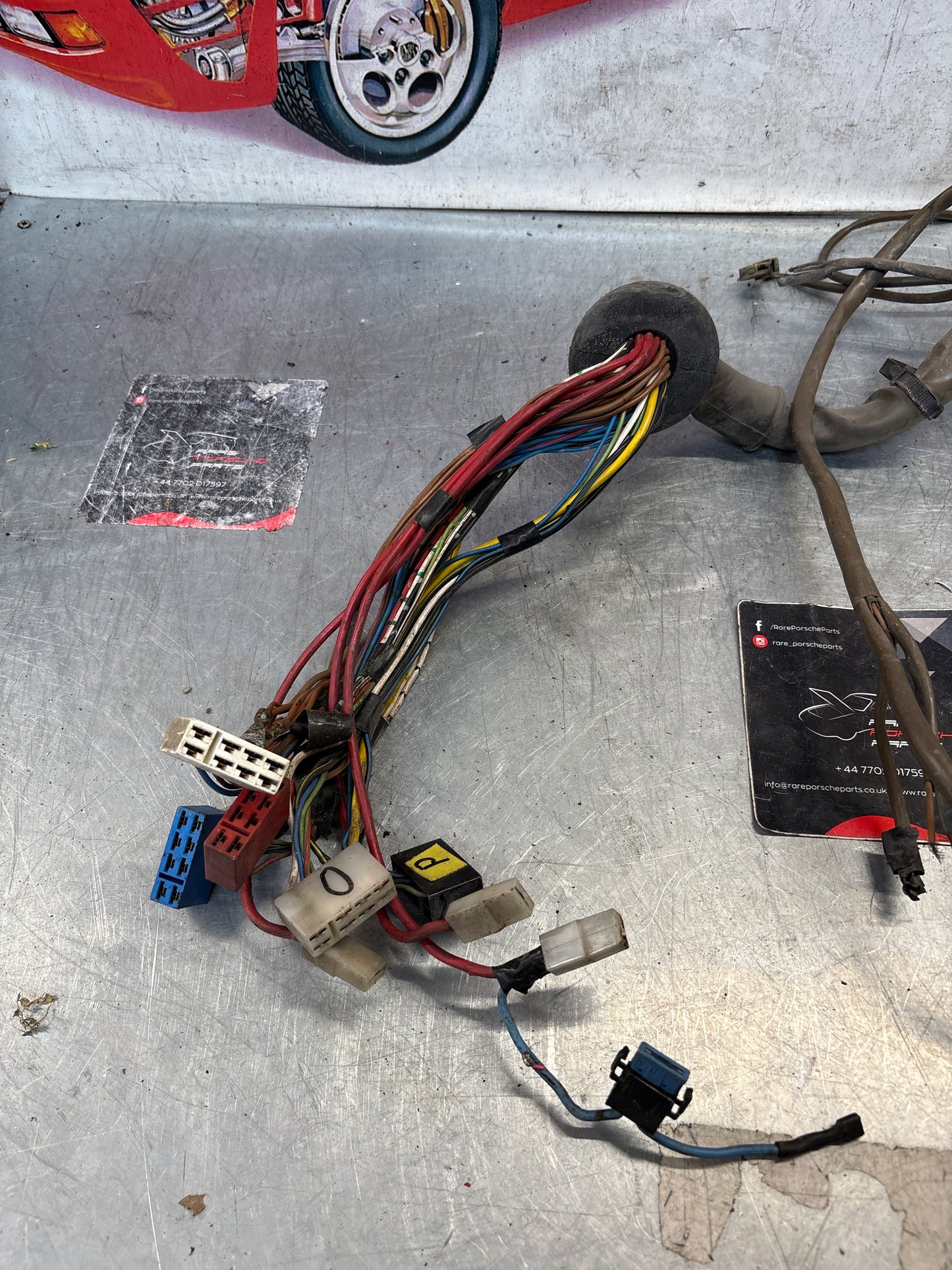 Porsche 928 S engine bay wiring loom, LHD, Spares or repair 92861200106
