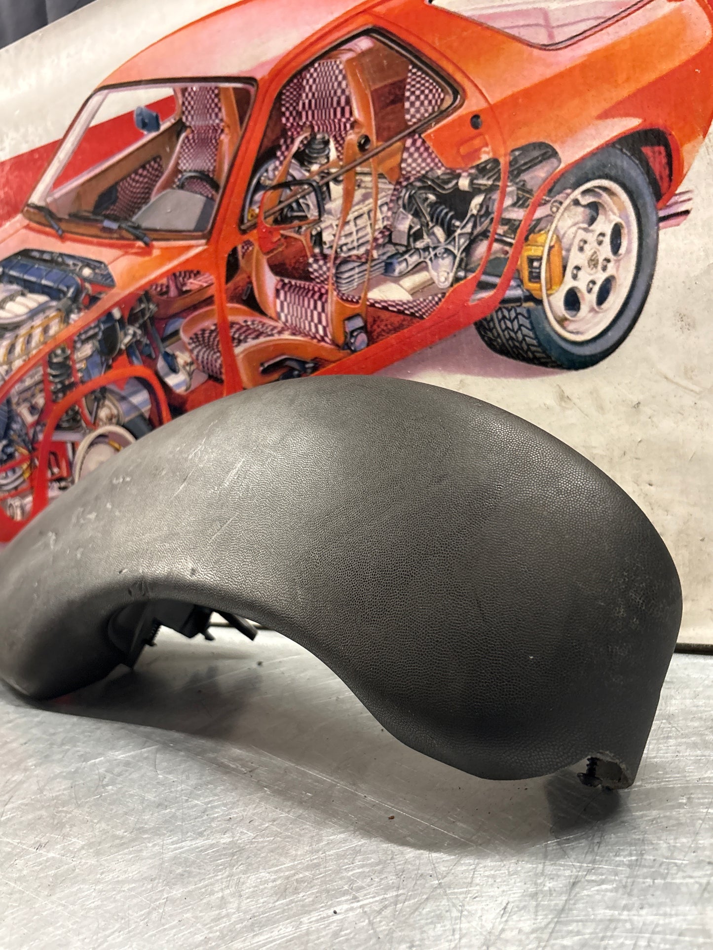 Porsche Boxster 986 dashboard cluster trim,black used 98655205500 / 98655205501