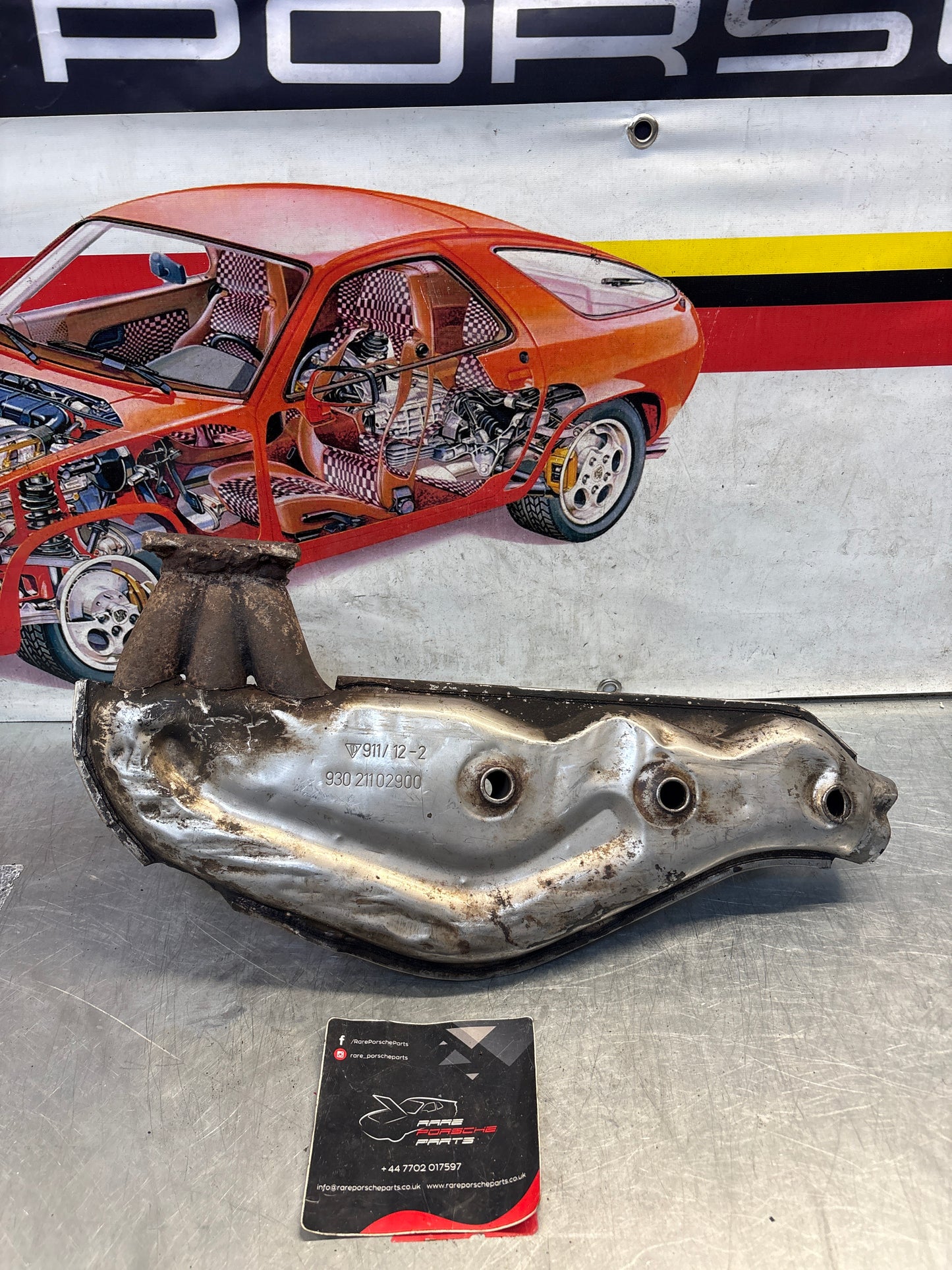 Porsche 911 930 heat exchanger, 93021102900, used