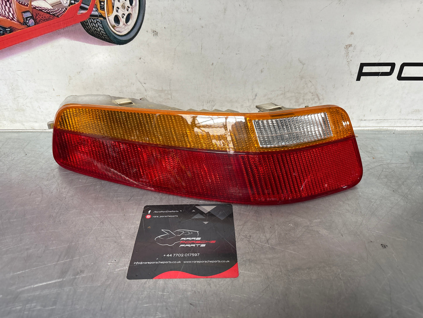 Porsche 928 rear left tail light, used, 92863104301