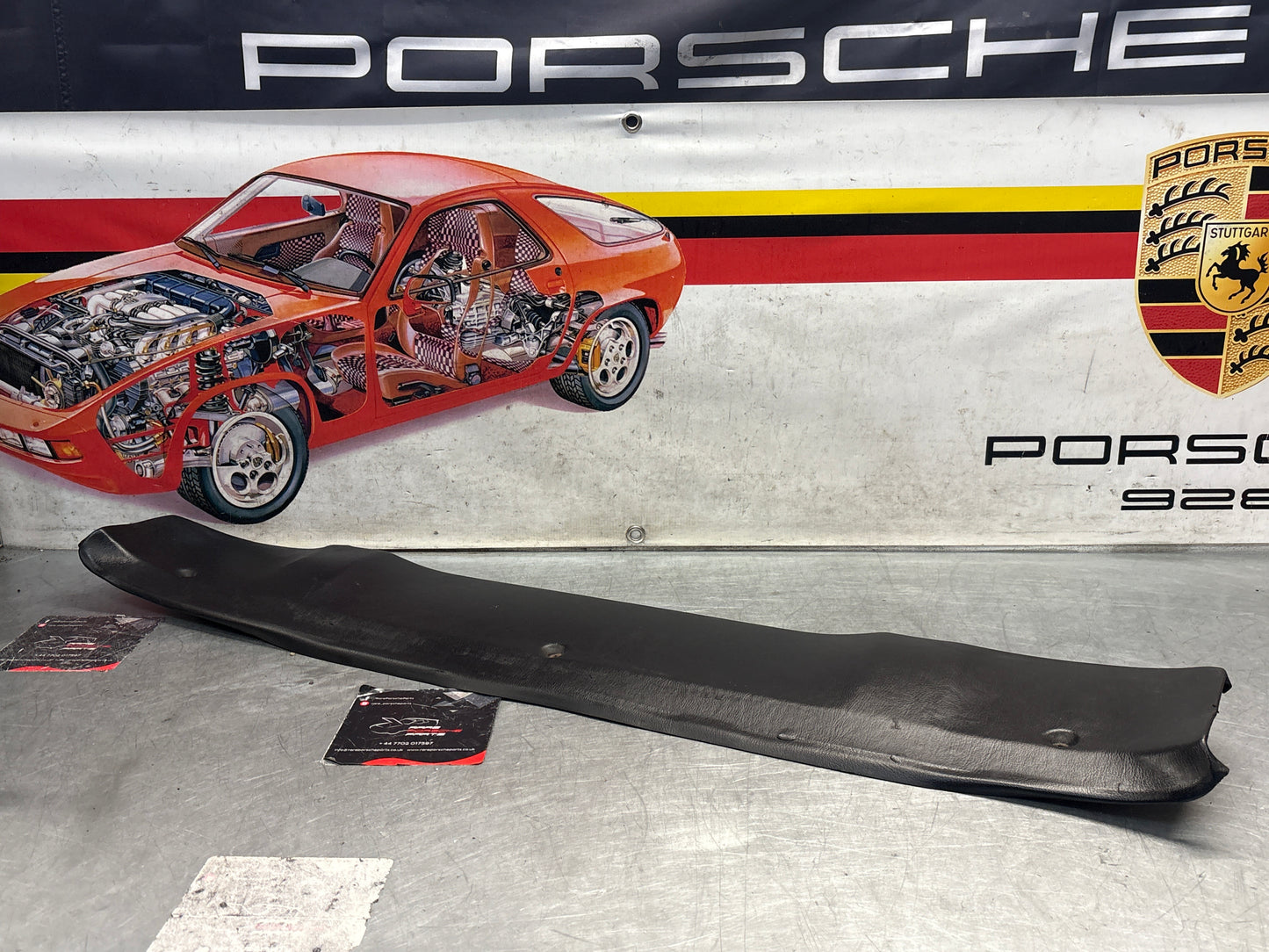 Porsche 924 944 sunroof mechanism trim panel Black 1984 onwards 94455594100