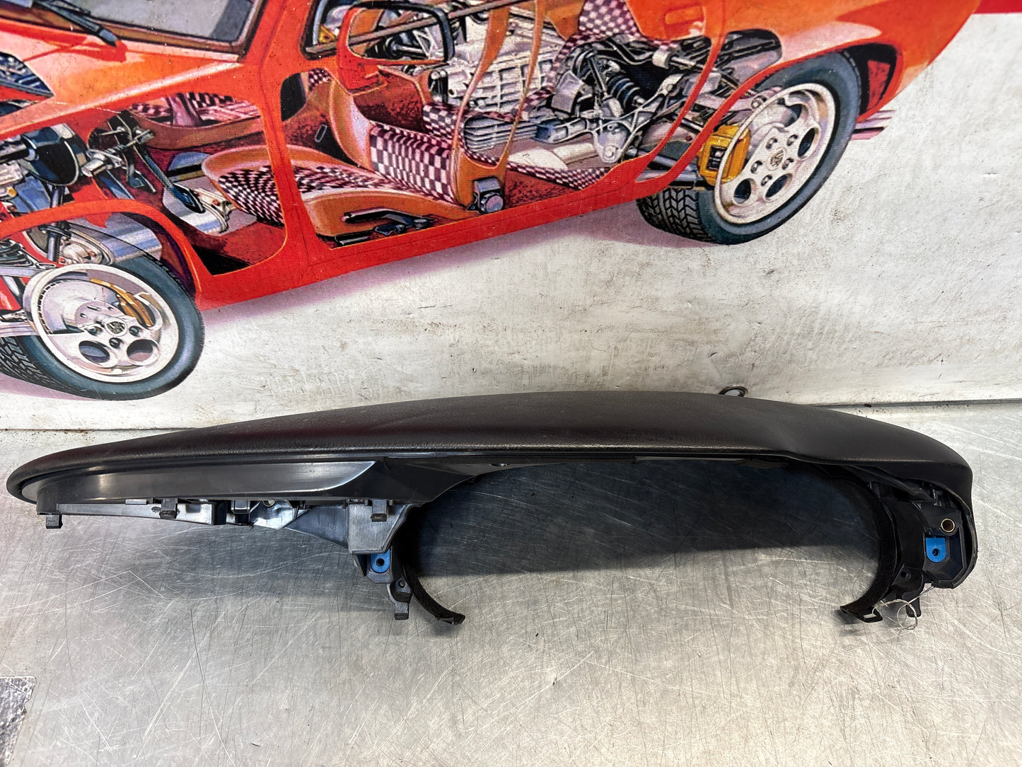 Porsche 911 996 dasboard cluster trim, used, black 99655205902