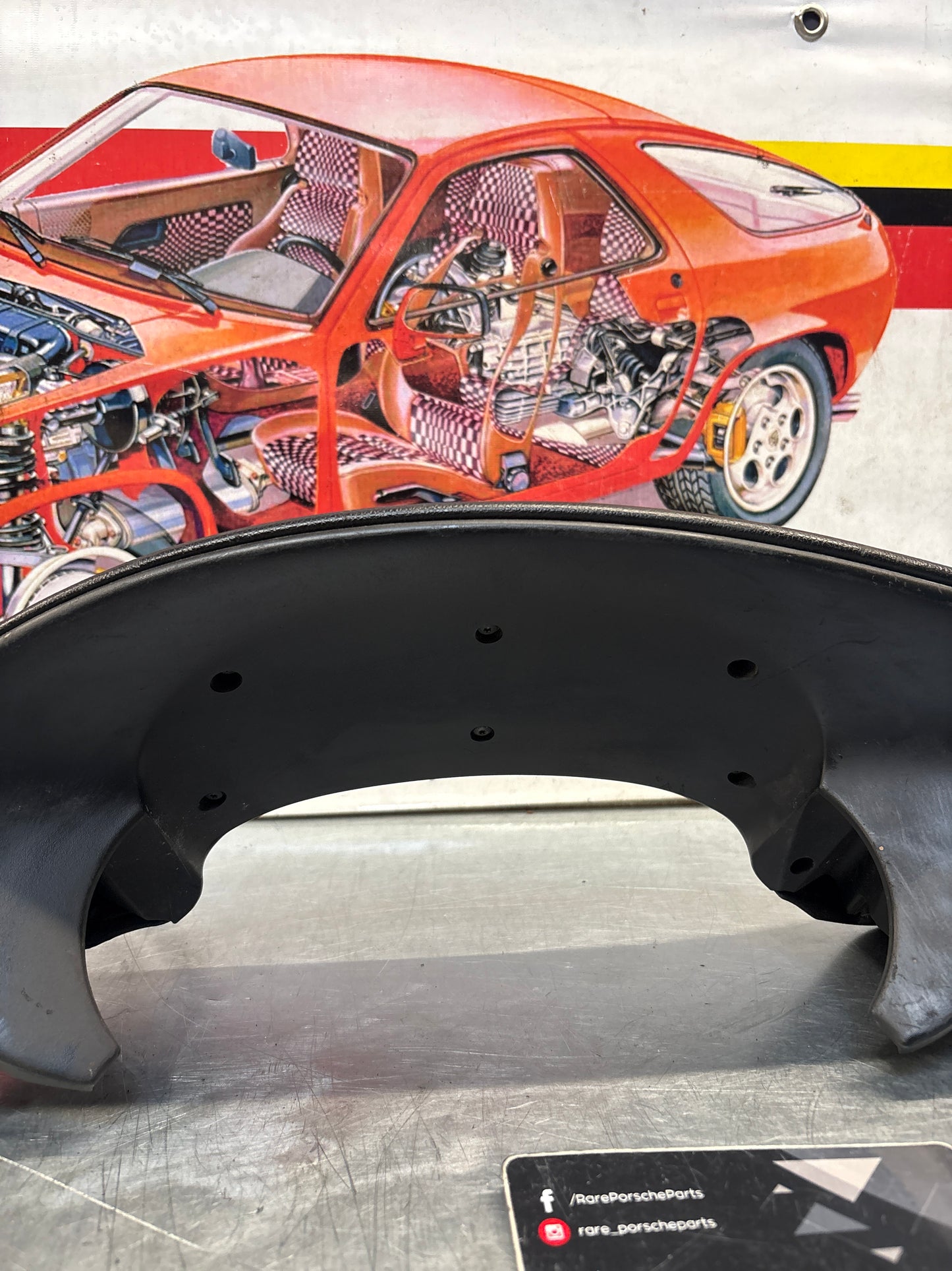 Porsche Boxster 986 dashboard cluster trim,black used 98655205500 / 98655205501