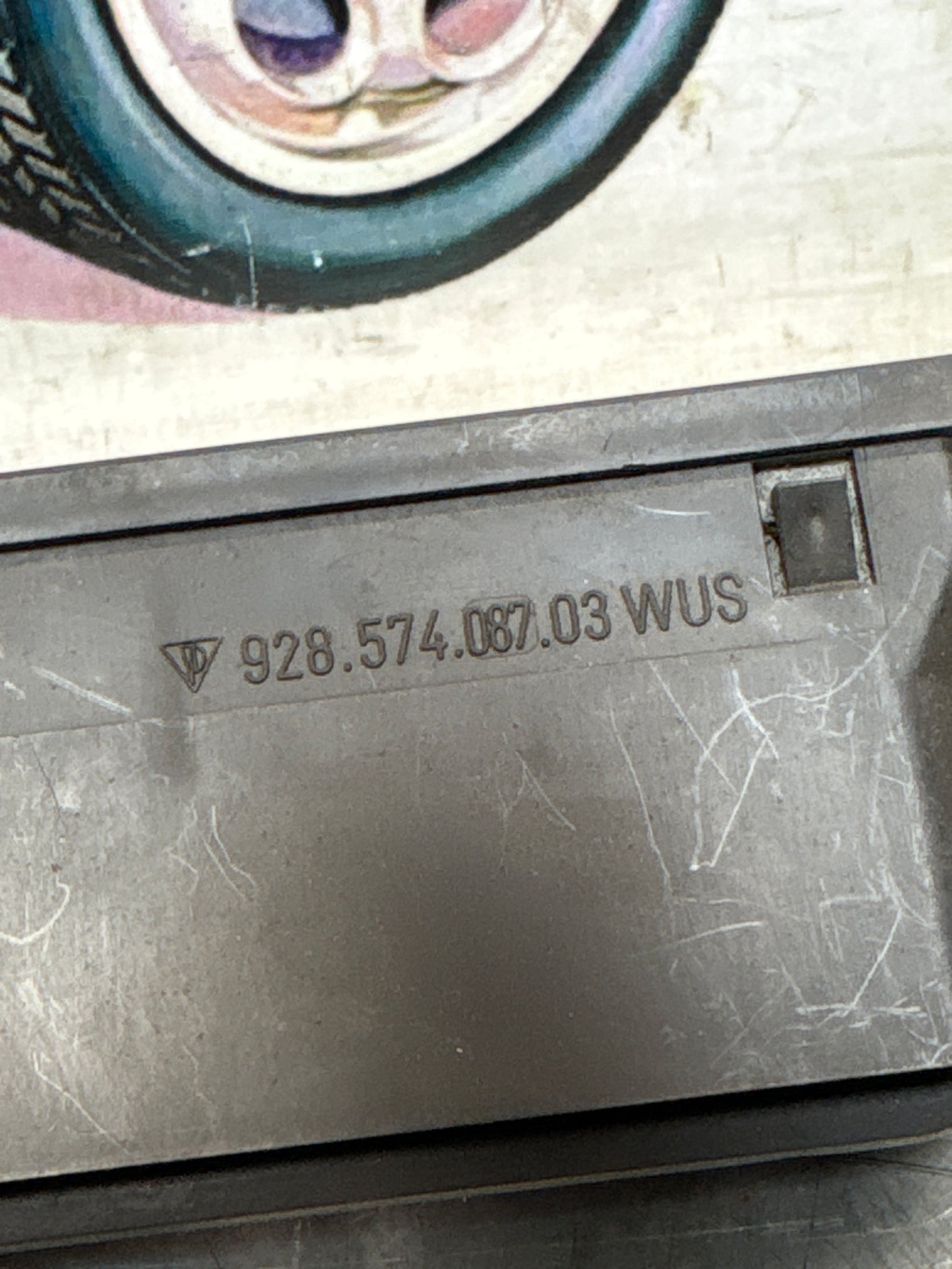 Porsche 928 S2 Türverkleidung Lüftungsgitter, gebraucht, rechte Seite 92857408703 gebraucht