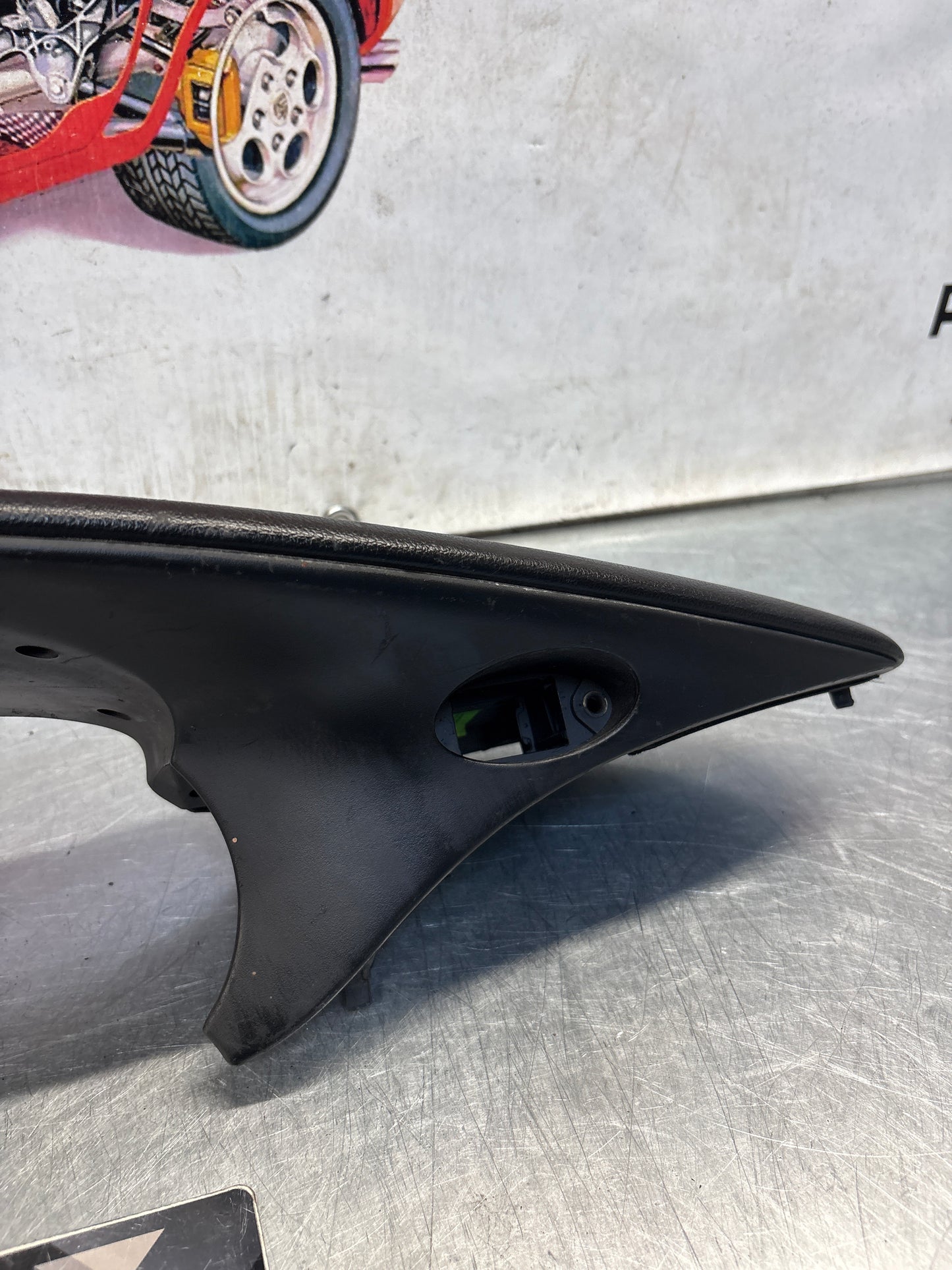 Porsche Boxster 986 dashboard cluster trim,black used 98655205500 / 98655205501