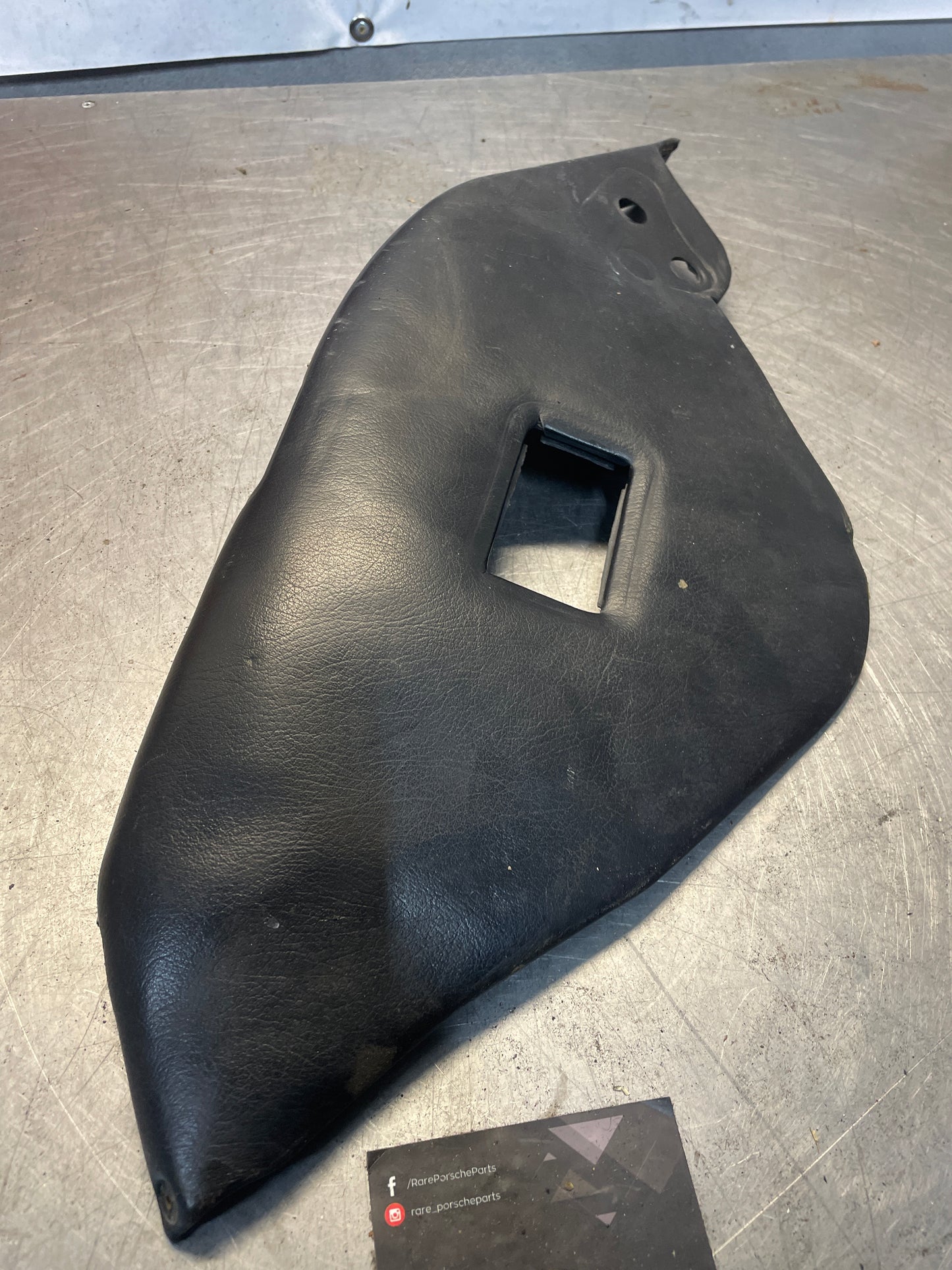 Porsche 928 Rear Seat Side Panel Right, black, used 92852204204