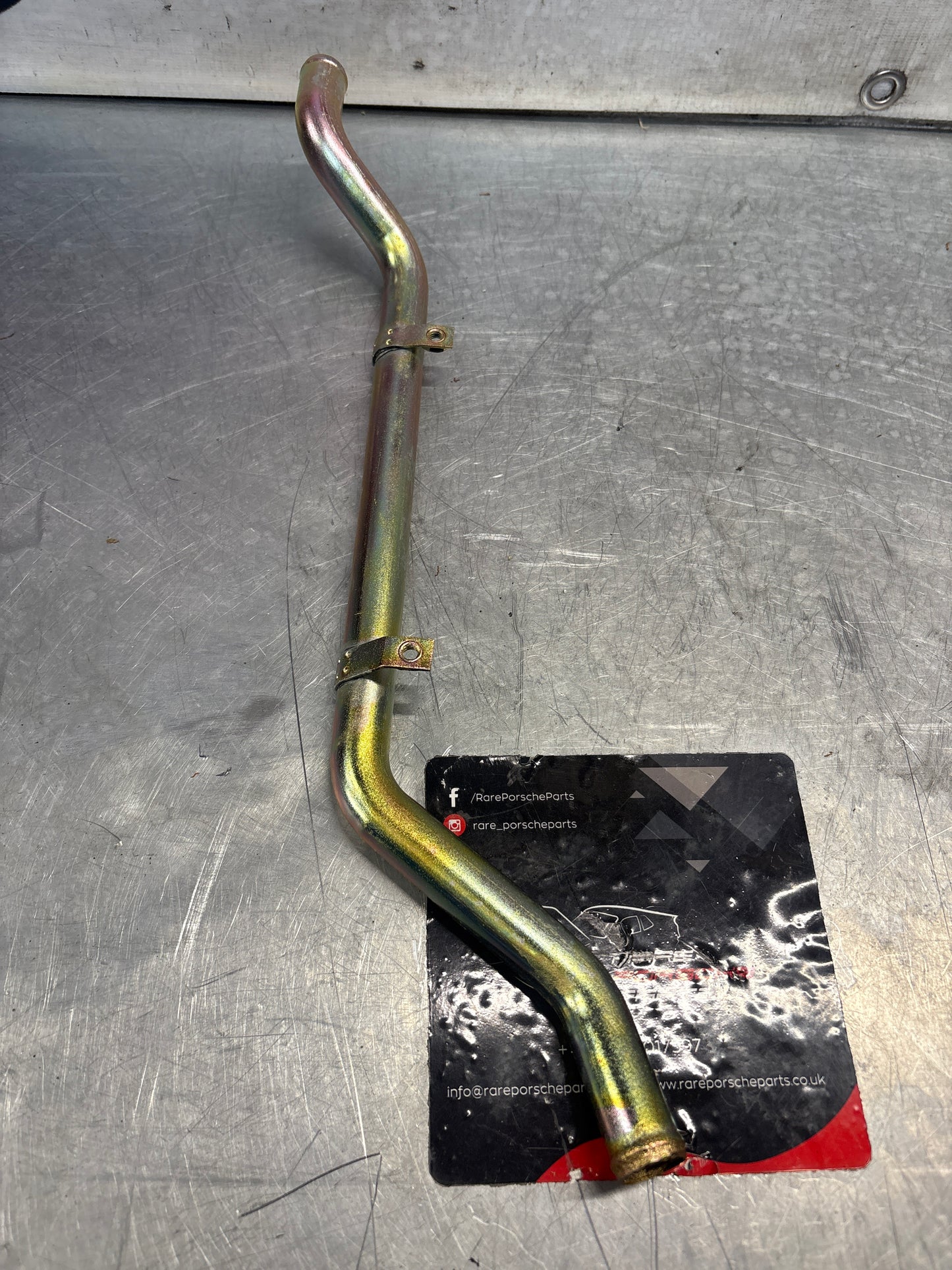Porsche 924 Turbo metal water pipe 93110626301, refurbished