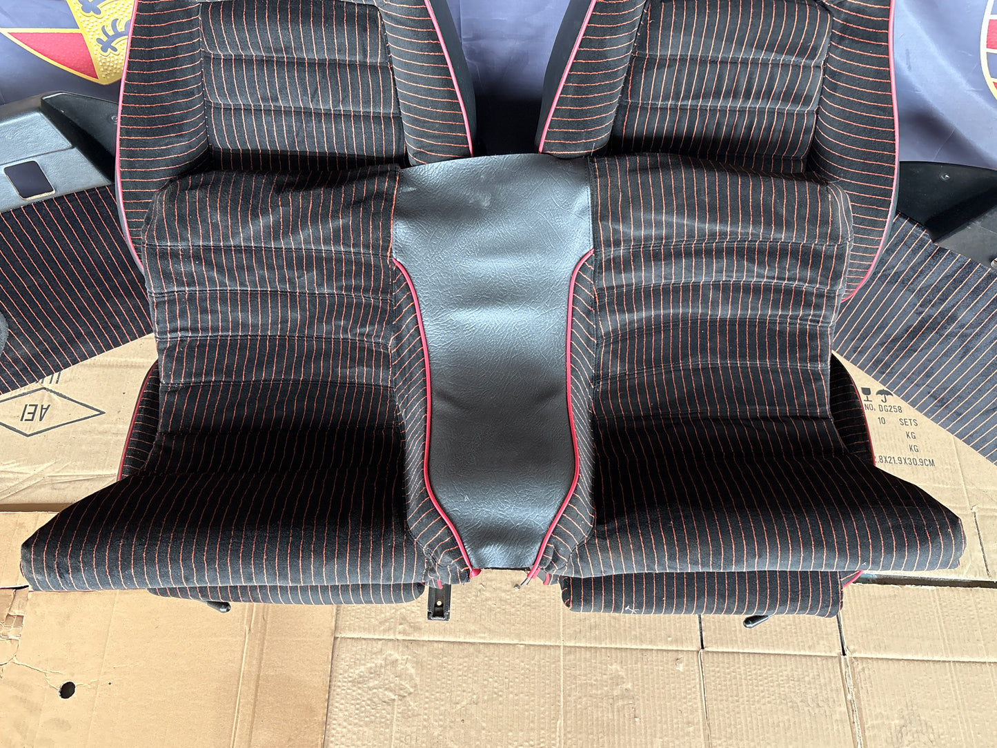 Porsche 924 Carrera GT Seat set with door cards, refurbished