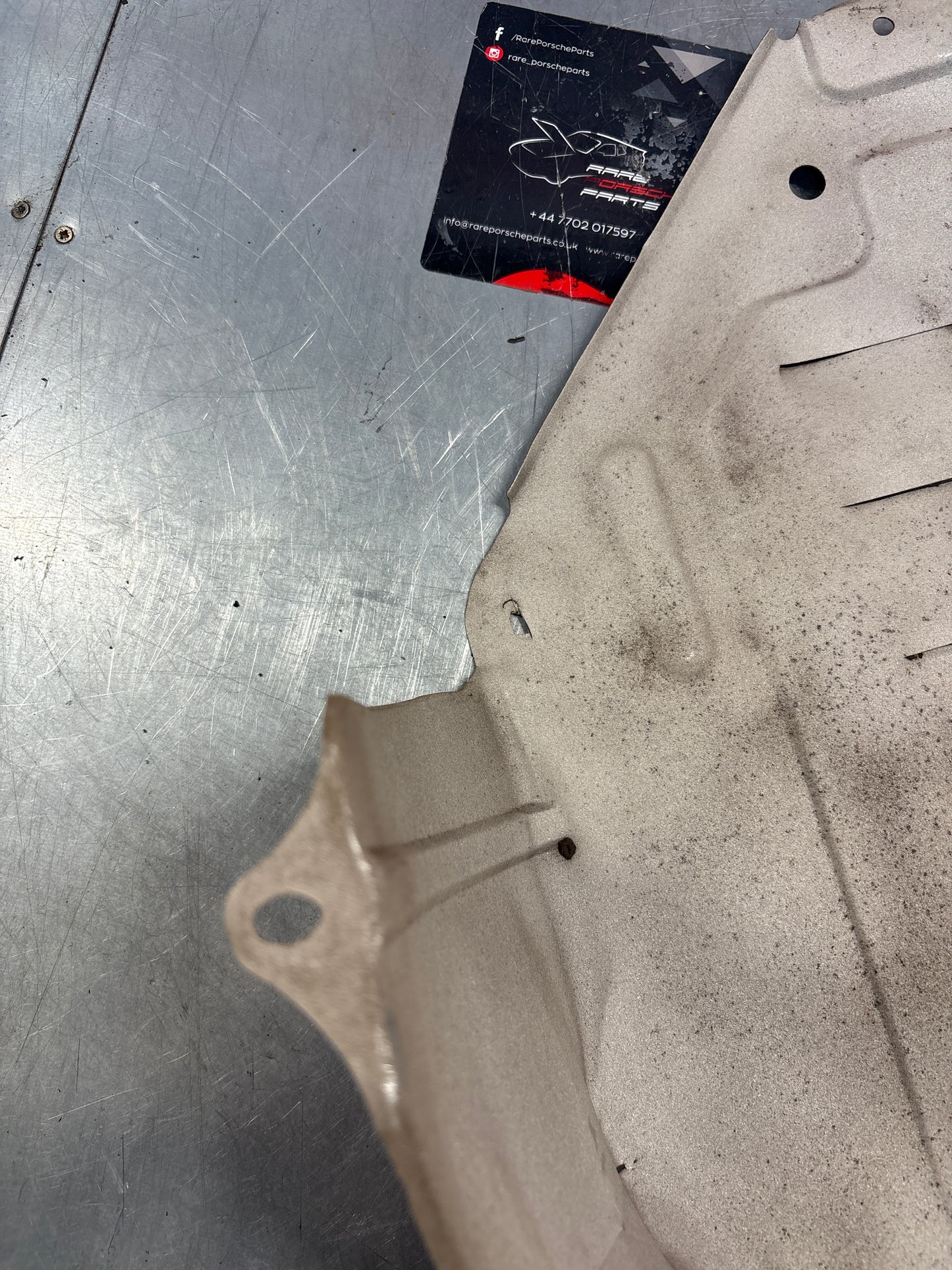 Porsche 944 engine tray / belly pan / undertray used. Aluminium. refurbished 94434116101