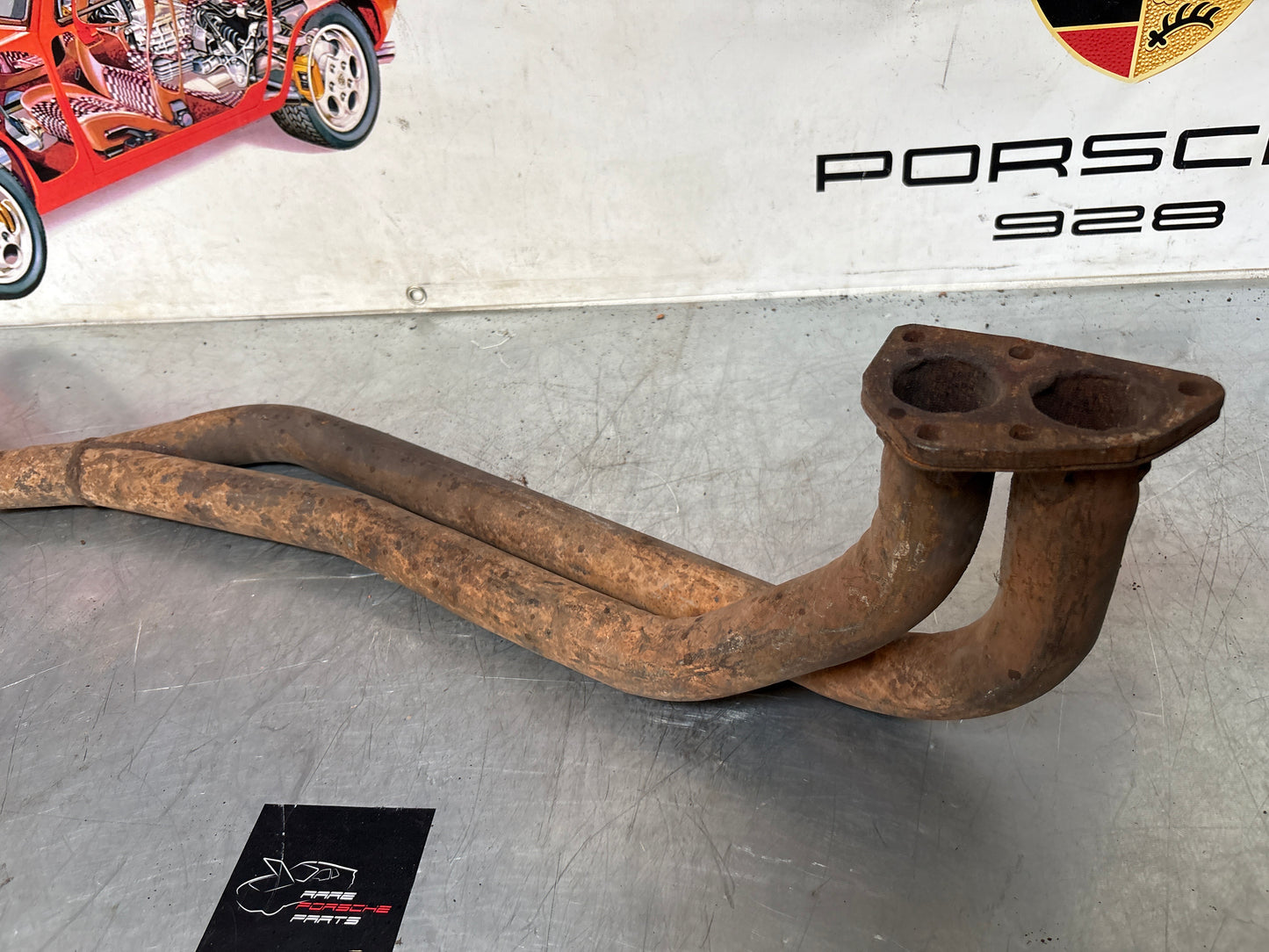 Porsche 924 exhaust pipe, used LHD only! 477253101H