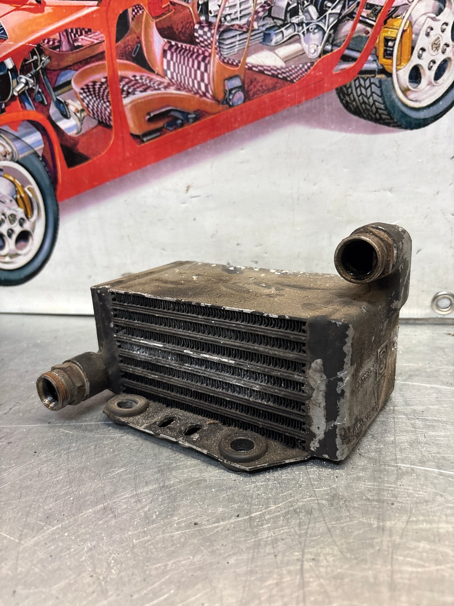 Porsche 944 Turbo Oil Cooler, used 95120730902
