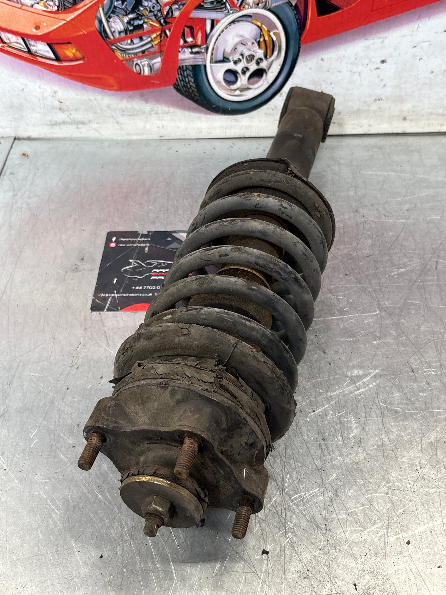 Porsche 928 front shock absorber, used 92834305504